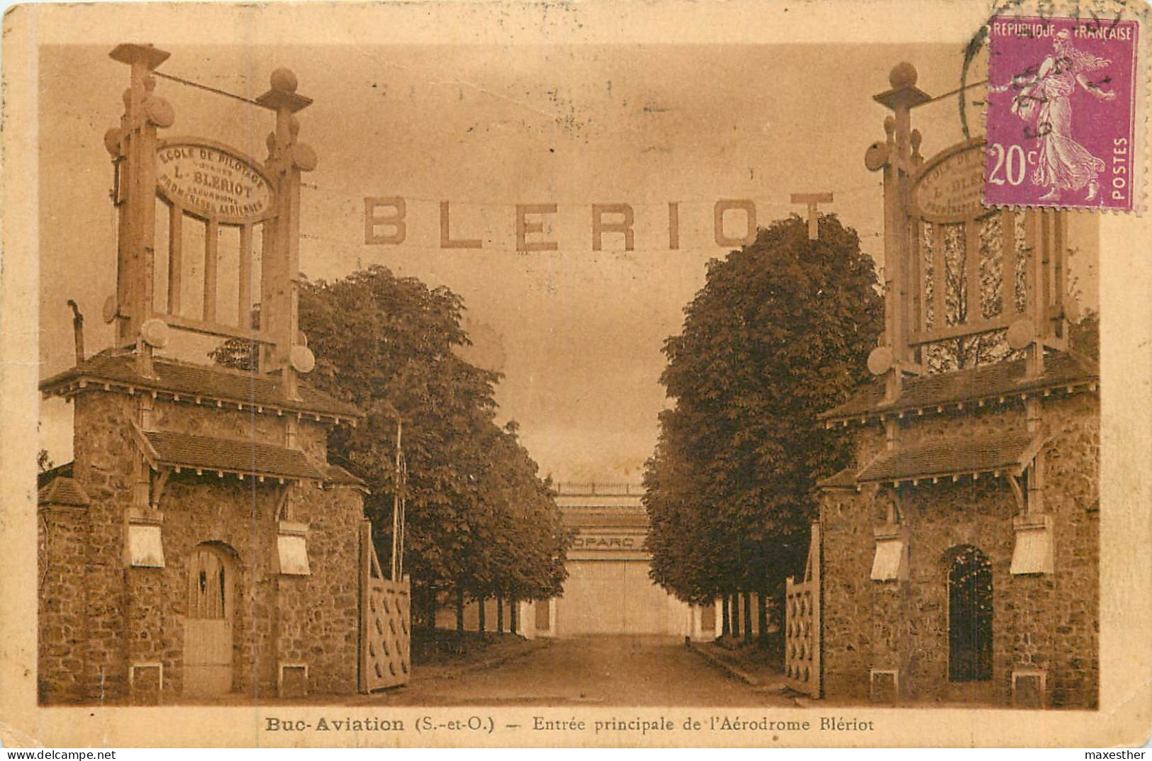 BUC Entrée Principale De L'aérodrome Blériot, Hôtel - Buc