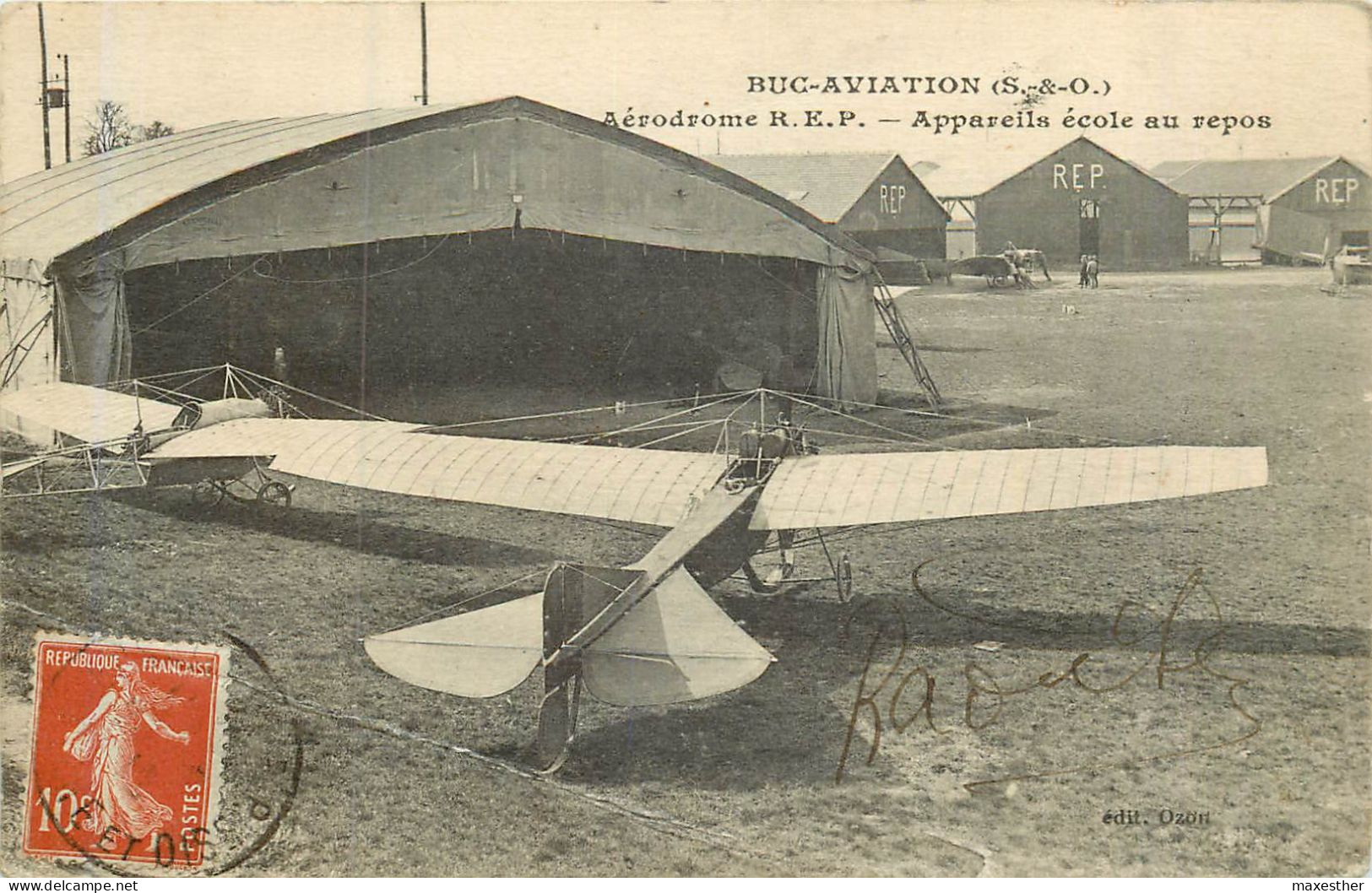BUC Aérodrome R.E.P, Appareils école Au Repos - Buc