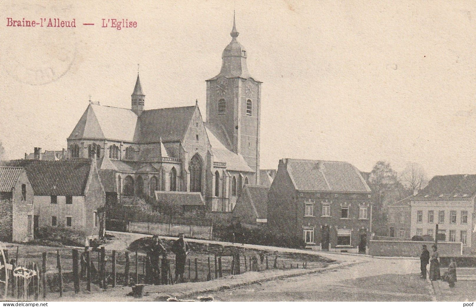 Braine-l'Alleud : L'Eglise 1910 - Eigenbrakel