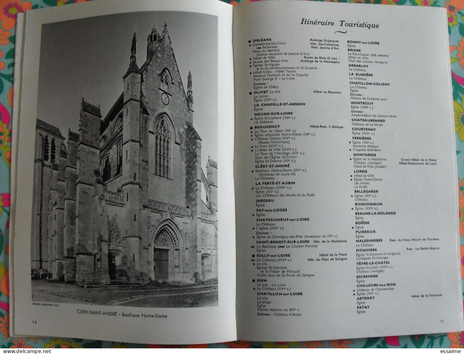 La France à table n° 94. 1962. Loiret. Orléans olivet beaugency sully gien briare montargis boesse cléry. gastronomie