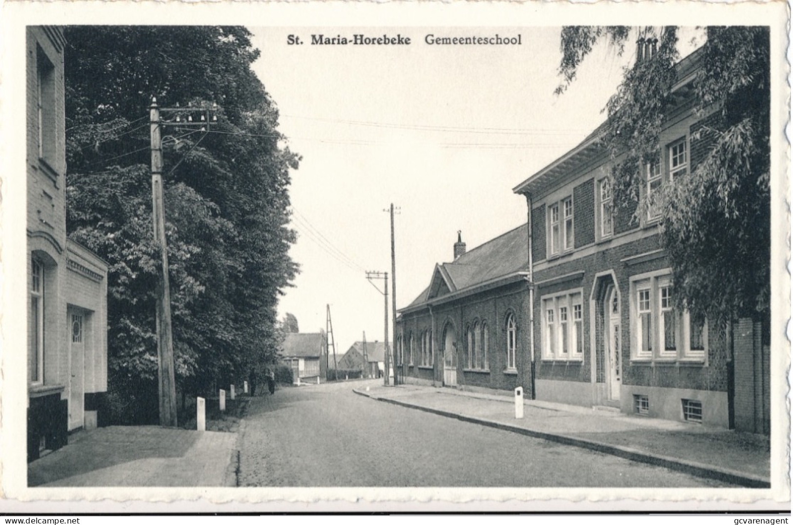 SINT MARIA HOREBEKE  GEMEENTESCHOOL      2 SCANS - Horebeke