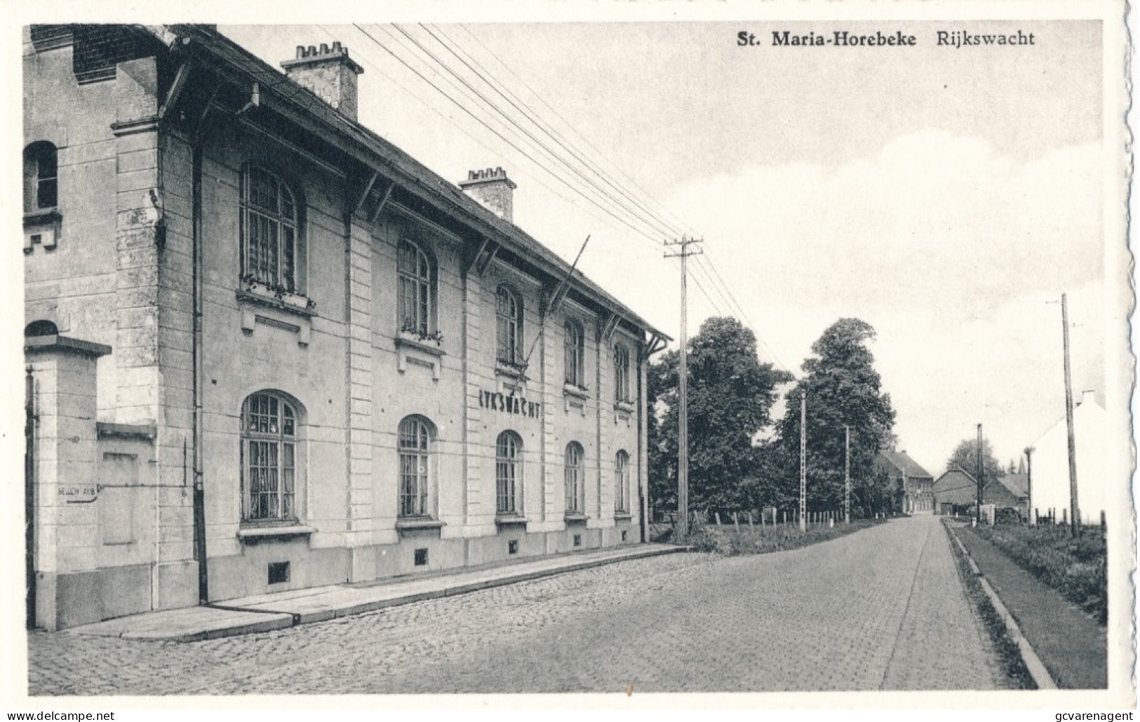 SINT MARIA HOREBEKE  RIJKSWACHT    2 SCANS - Horebeke