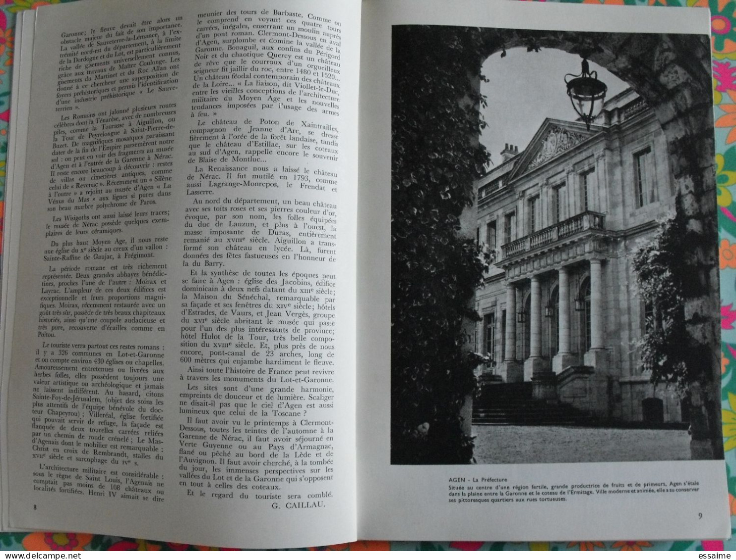 La France à Table N° 163. 1972. Lot-et-Garonne. Agen Nerac Villeneuve Puymirol Villereal Marmande Fumel. Gastronomie - Tourisme & Régions