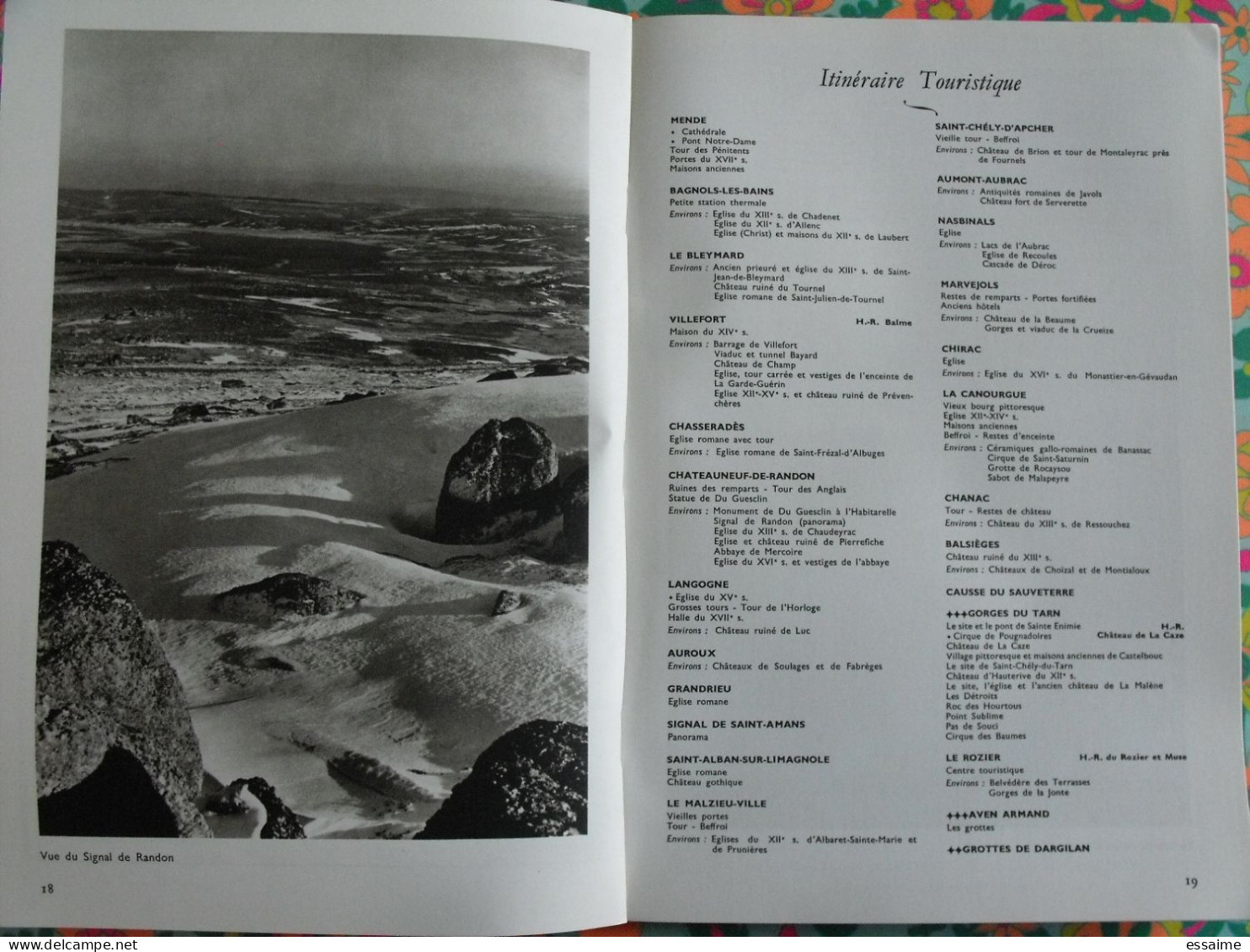 La France à table n° 151. 1971. Lozère. mende langogne tarn aven armand dargilan chirac chanac bagnols. gastronomie