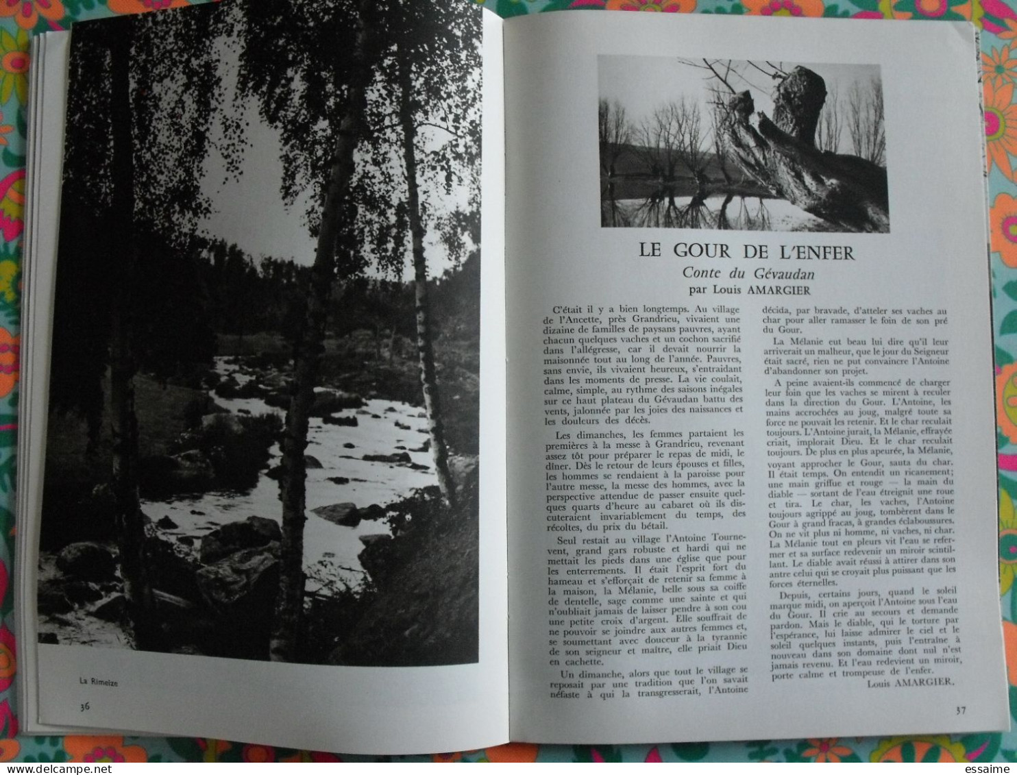La France à table n° 151. 1971. Lozère. mende langogne tarn aven armand dargilan chirac chanac bagnols. gastronomie