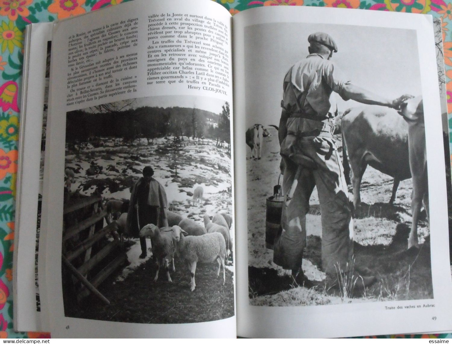 La France à table n° 151. 1971. Lozère. mende langogne tarn aven armand dargilan chirac chanac bagnols. gastronomie