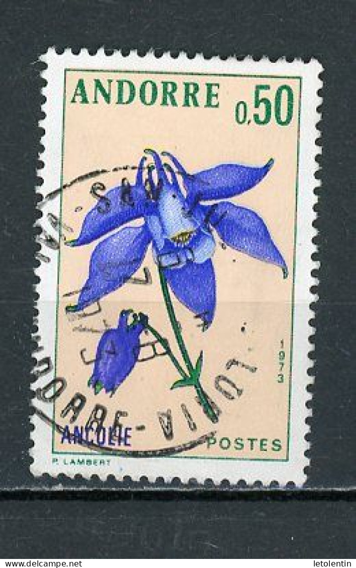 ANDORRE : FLORE - N° Yvert 230 Obli. - Used Stamps