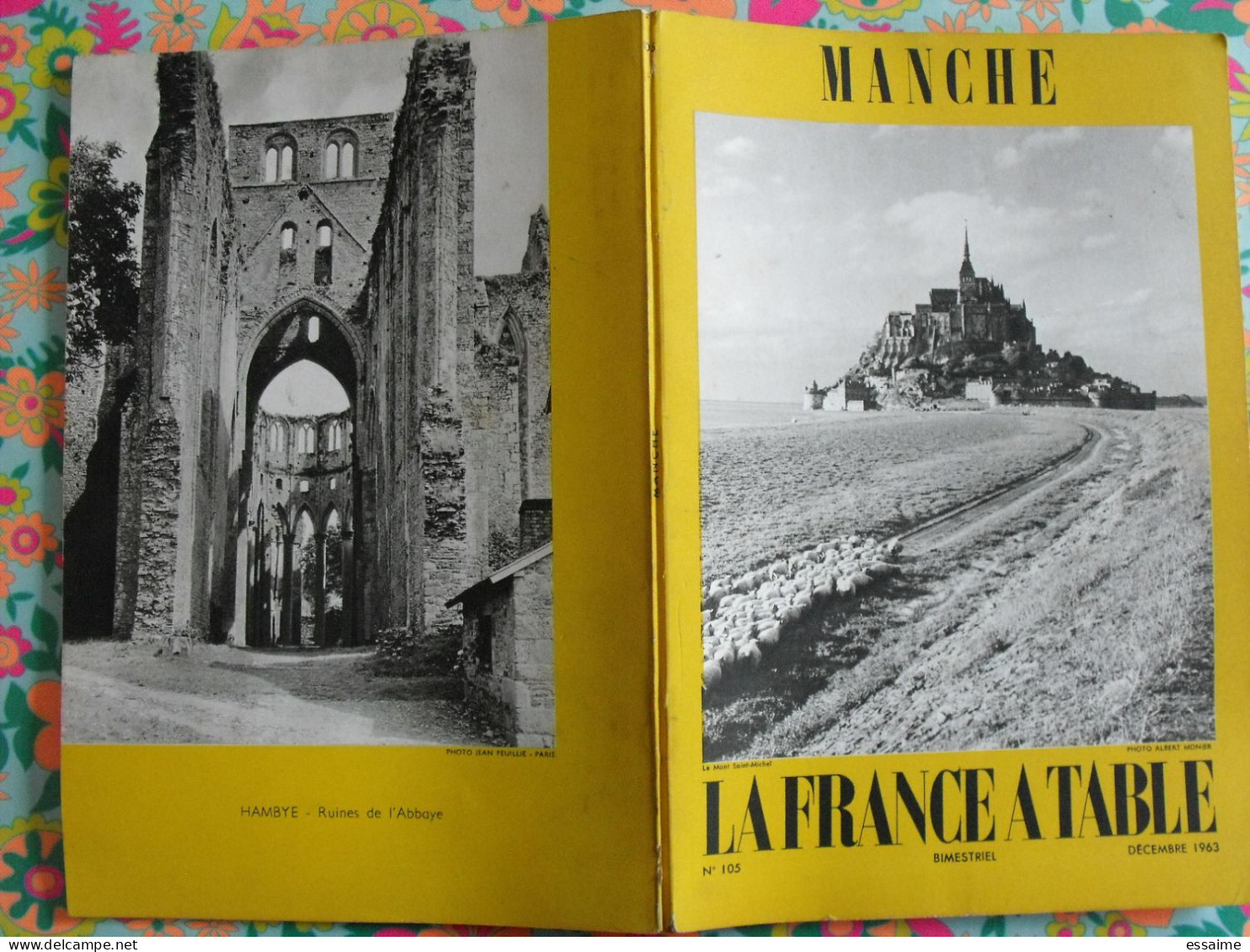 La France à Table N° 105. 1963. Manche. Saint-lo Cérisy Carentan Cherbourg Flamanville Urville. Gastronomie - Tourisme & Régions