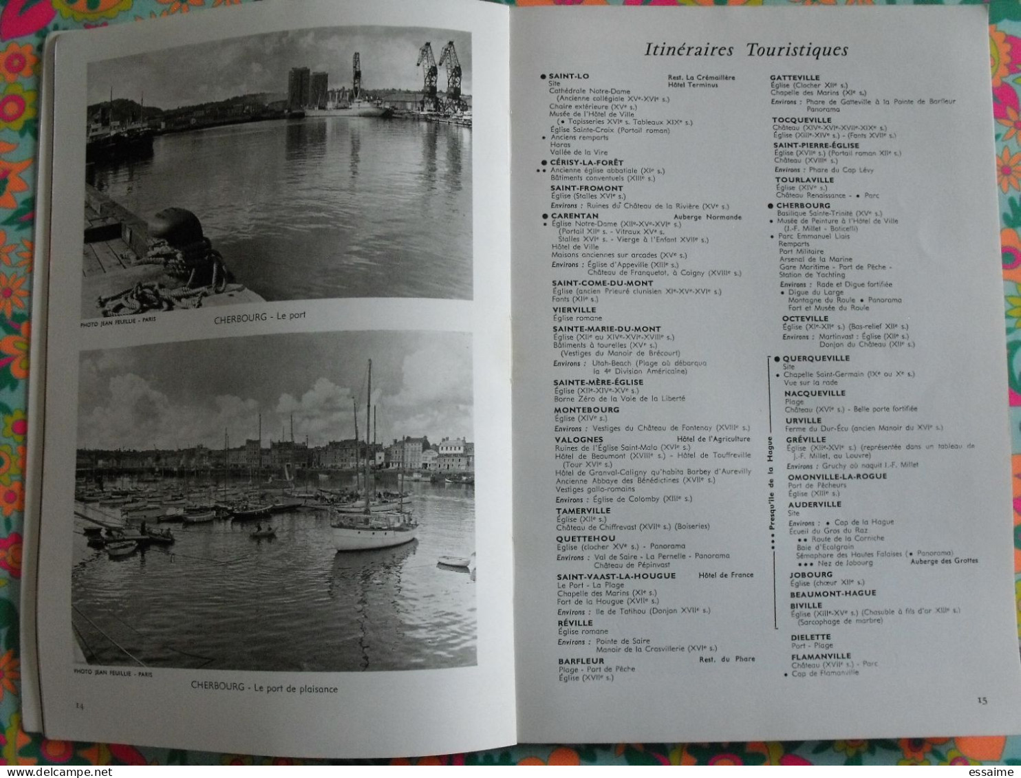 La France à table n° 105. 1963. Manche. saint-lo cérisy carentan cherbourg flamanville urville. gastronomie