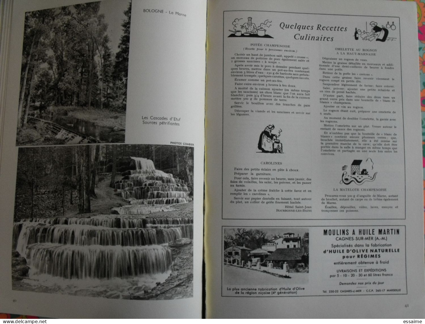 La France à table n° 116. 1965. Haute-Marne. chaumont joinville donjeux vignory bourbonne langres prangey. gastronomie