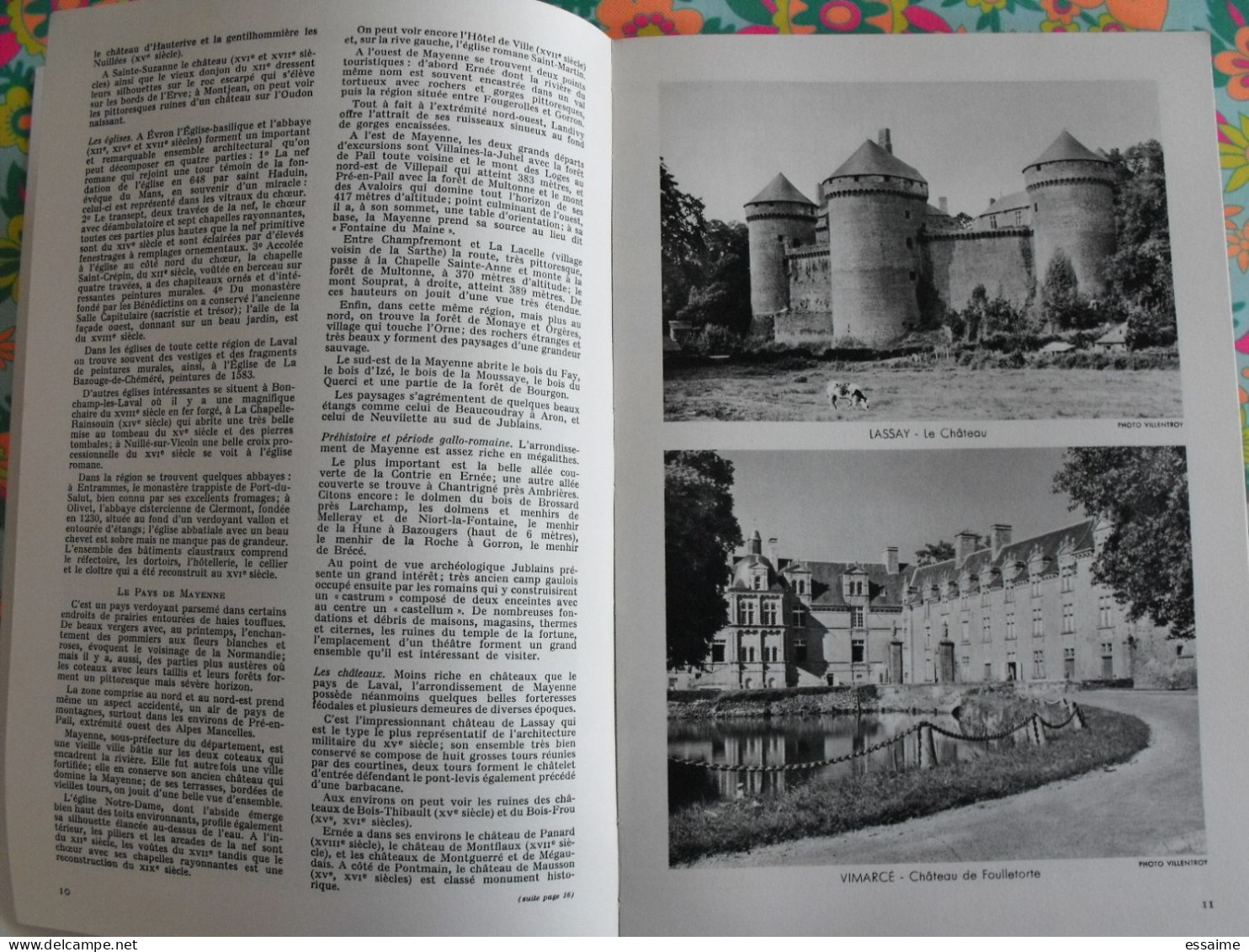 La France à table n° 102. 1963. Mayenne. laval daon chateau-gontier jublains mézangers st cénéré chemazé. gastronomie