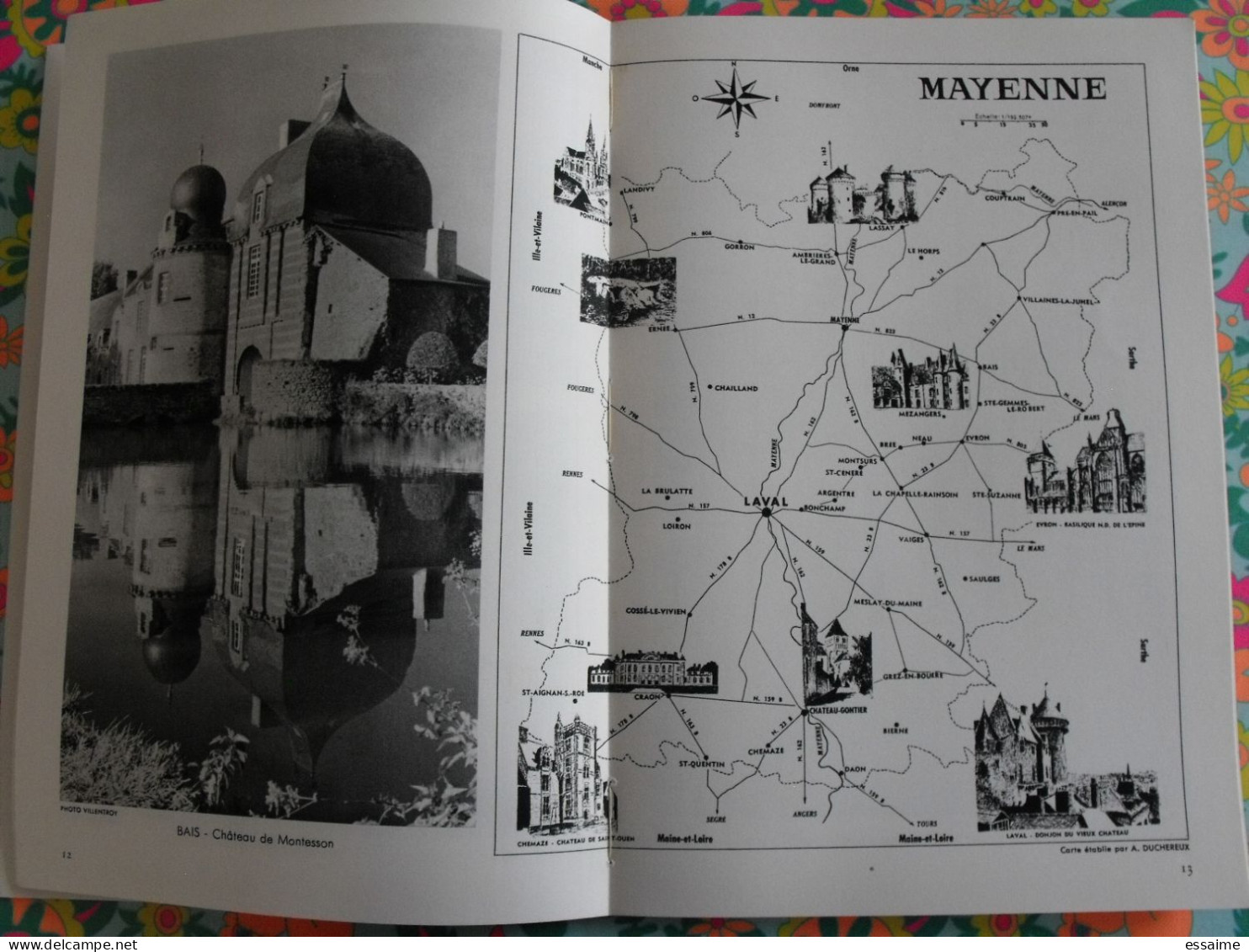 La France à table n° 102. 1963. Mayenne. laval daon chateau-gontier jublains mézangers st cénéré chemazé. gastronomie