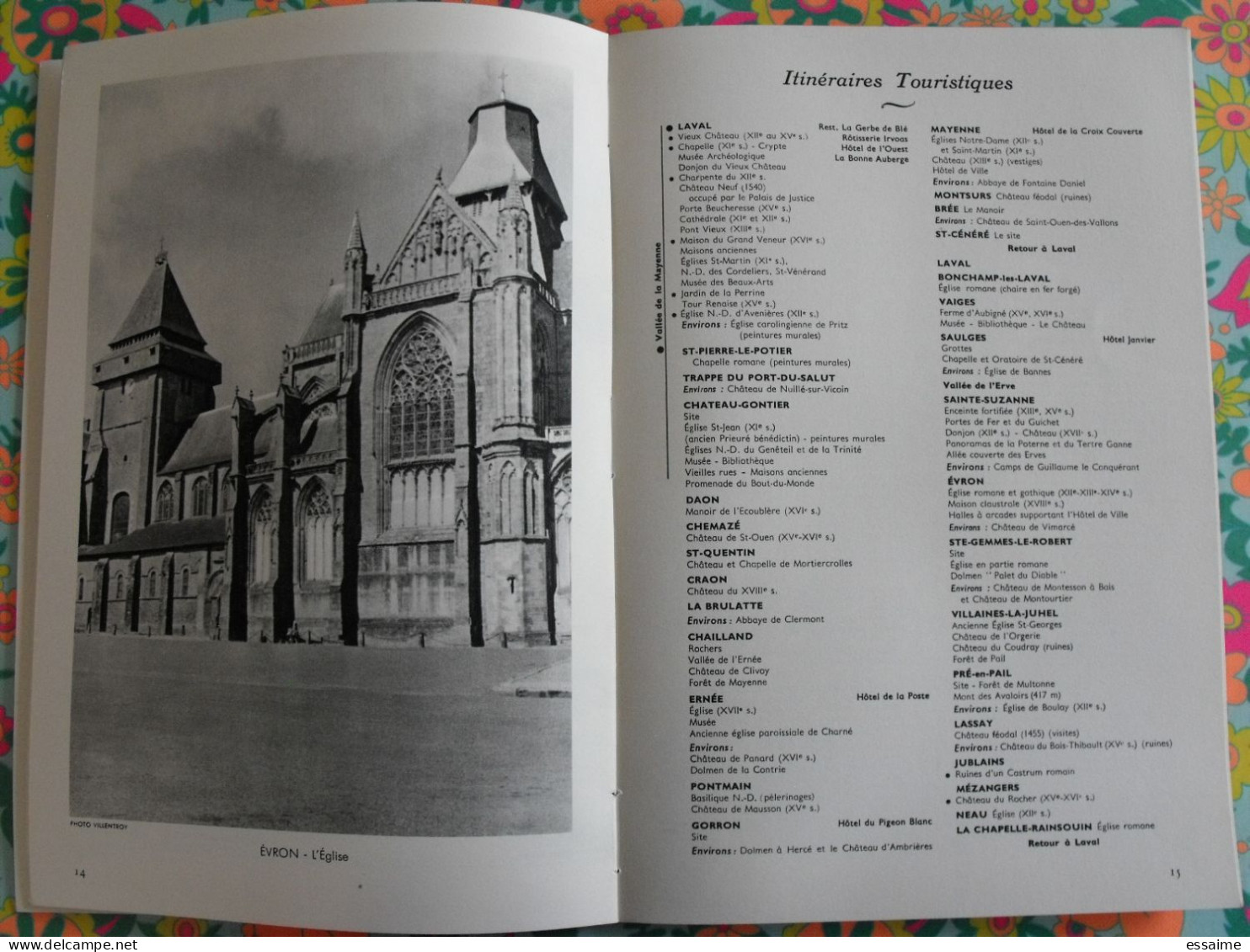 La France à table n° 102. 1963. Mayenne. laval daon chateau-gontier jublains mézangers st cénéré chemazé. gastronomie