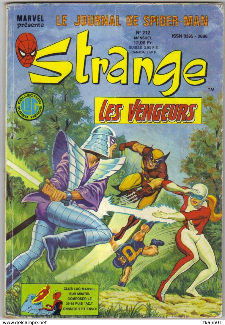 STRANGE N° 212 " LUG " DE 1987 - Strange