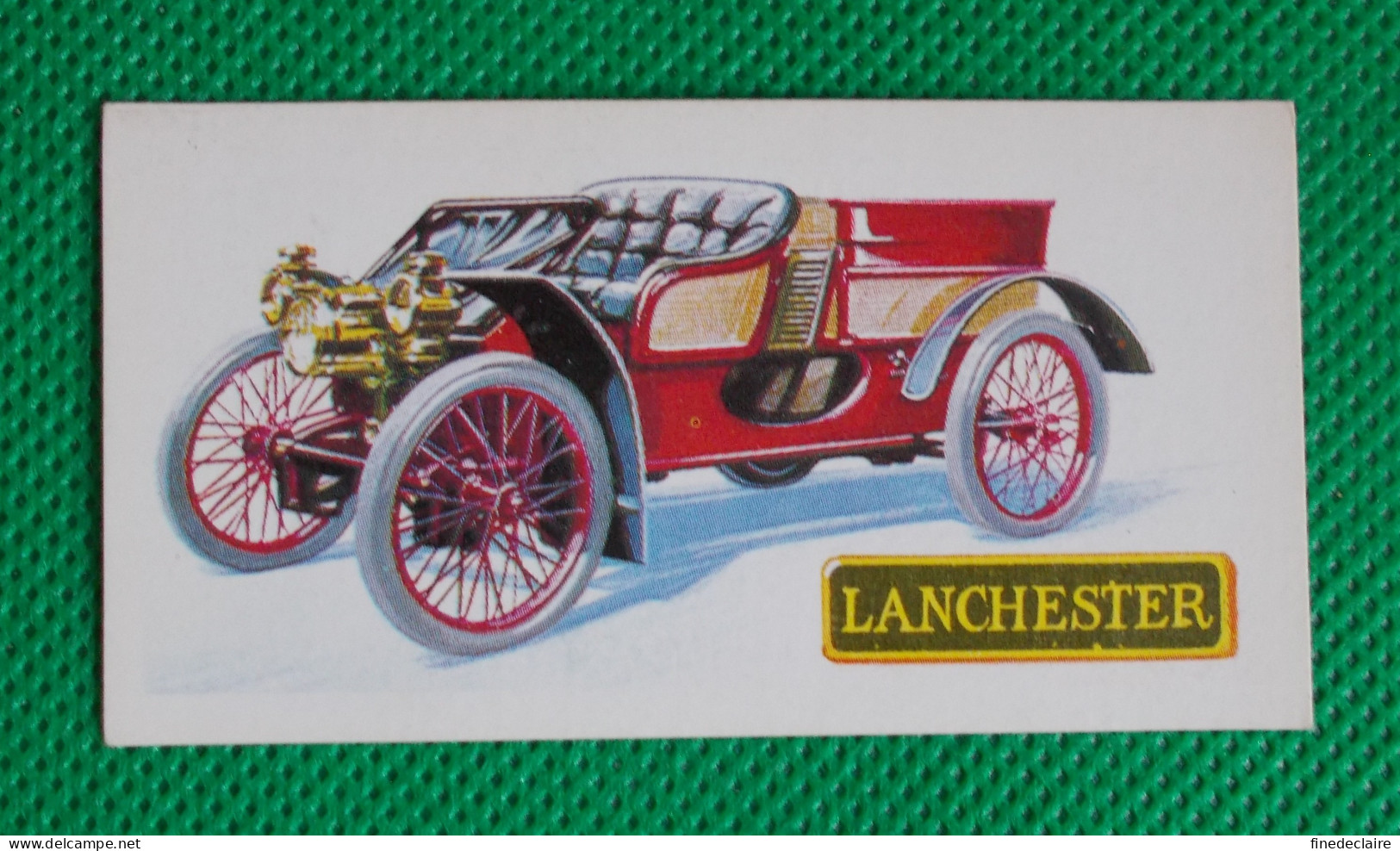 Trading Card - Brooke Bond Tea- History Of The Motor Car - 1903 Lanchester 12 HP - (6,8 X 3,7)-Série 50 - N° 8 - Engine