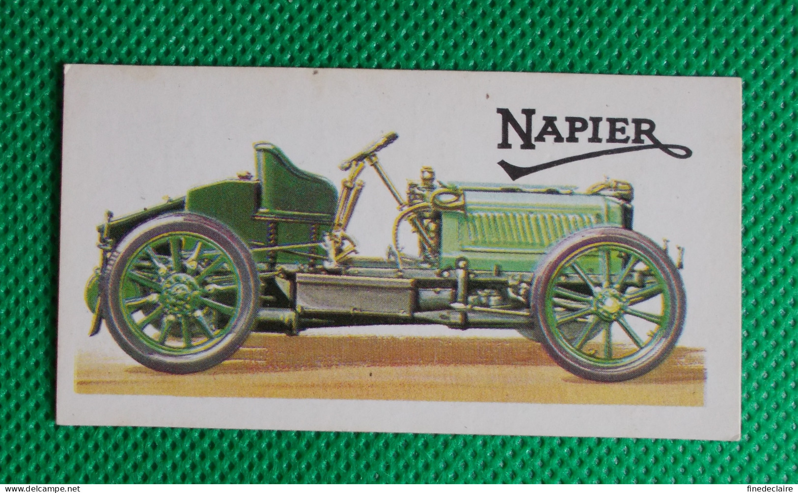 Trading Card - Brooke Bond Tea- History Of The Motor Car - 1902 Napier 35 HP Cordon Bennett (6,8 X 3,7)-Série 50 - N° 7 - Engine