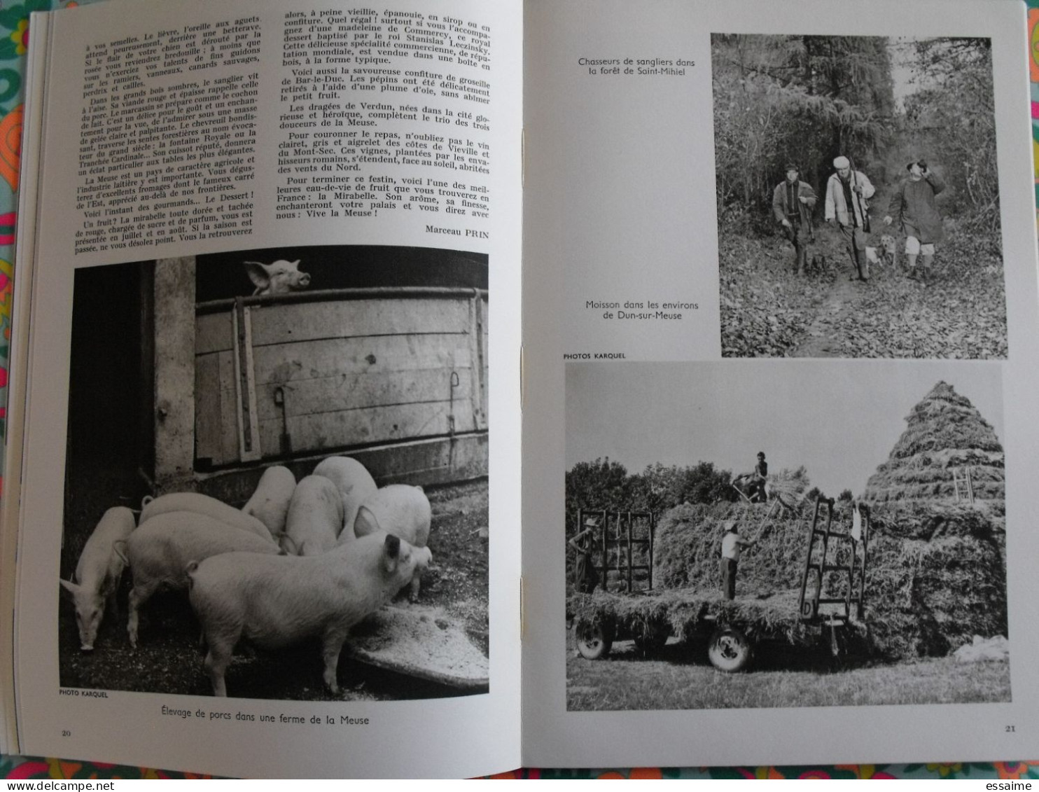 La France à table n° 115. 1965. Meuse. bar le duc stainville vaucouleurs saint-mihiel hattonchatel verdun. gastronomie