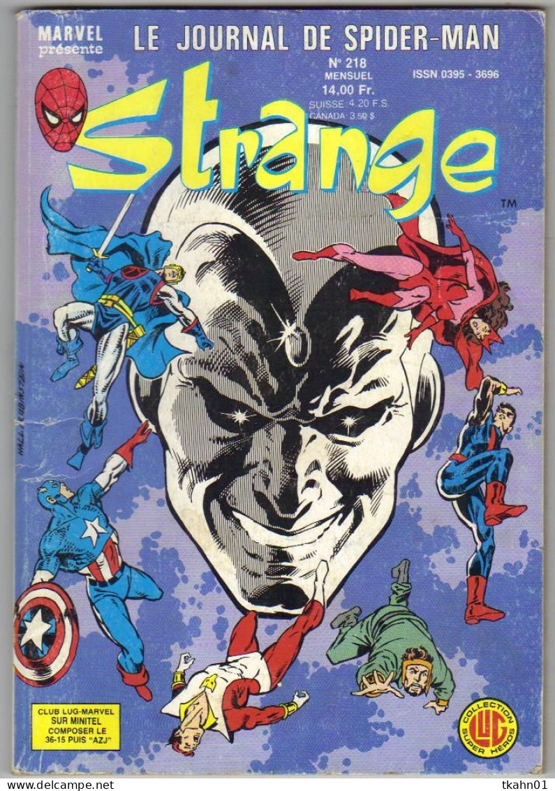 STRANGE N° 218 " LUG " DE 1988 - Strange