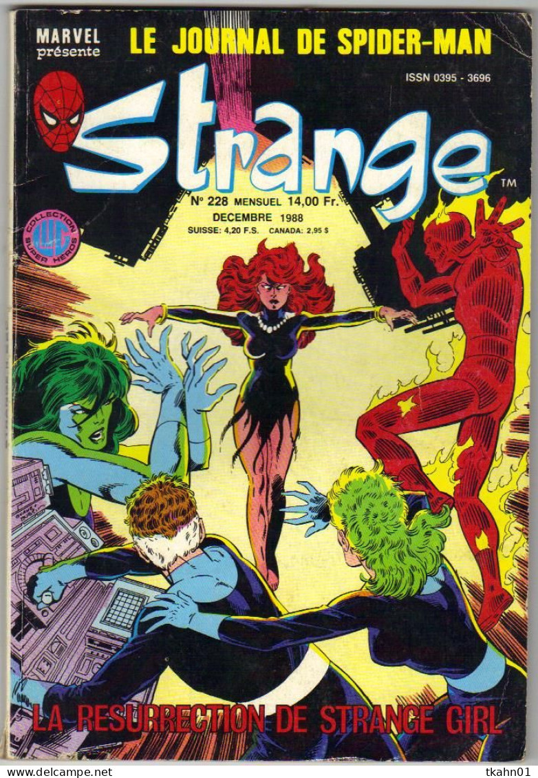 STRANGE N° 228 " LUG " DE 1988 - Strange