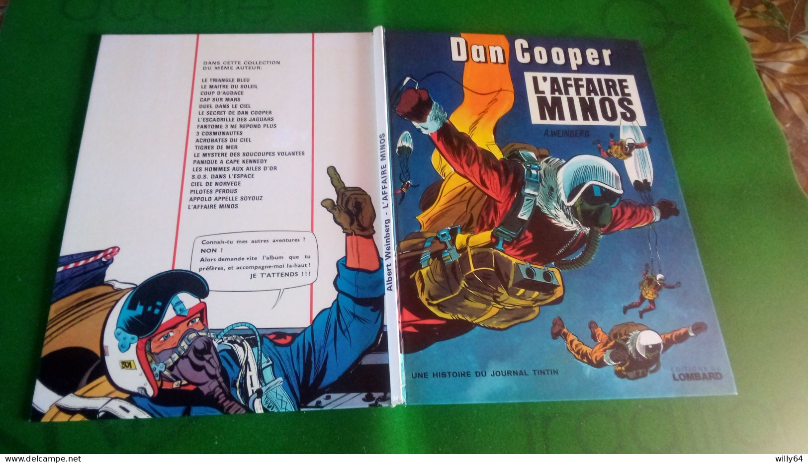 DAN COOPER    " L'Affaire MINOS "  EO 1974  Editions Du LOMBARD   TBE - Dan Cooper