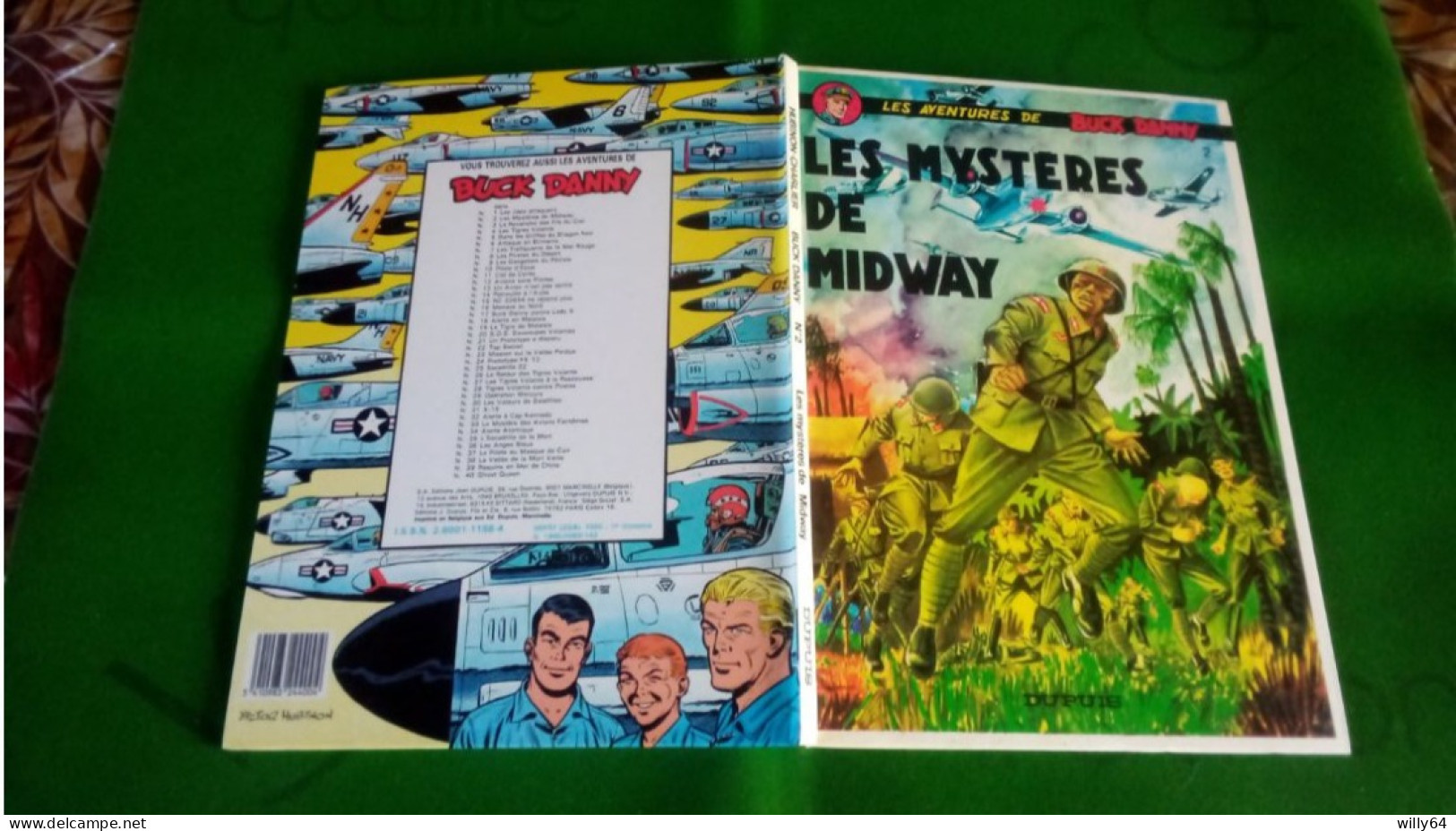 LES AVENTURES DE BUCK DANNY  T2  " Les Mystères De MIDWAY "   1985   DUPUIS  BD  Comme Neuve - Buck Danny
