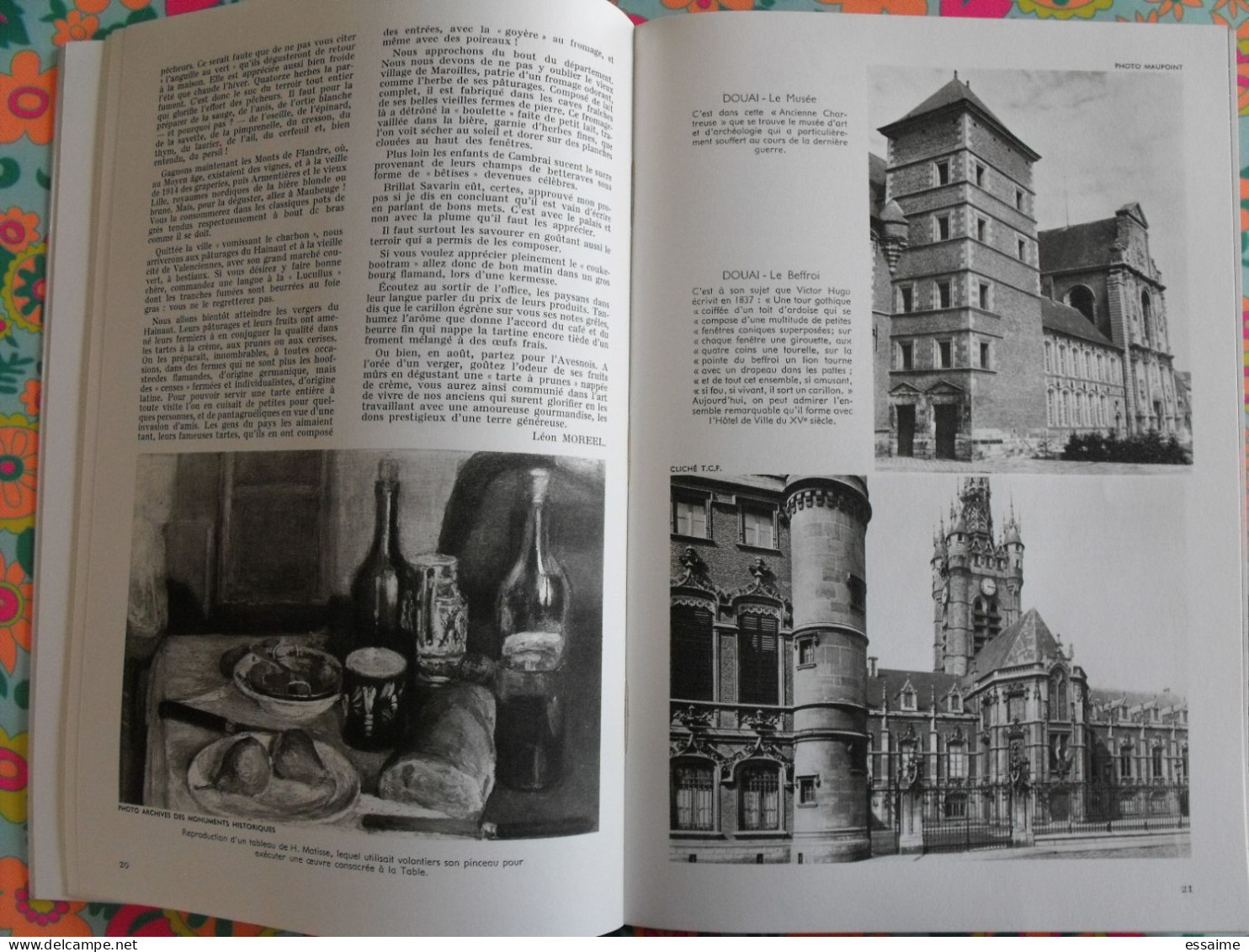 La France à table n° 111. 1964. Nord. Lille roubaix dunkerque cassel douai valenciennes malo bray denain. gastronomie