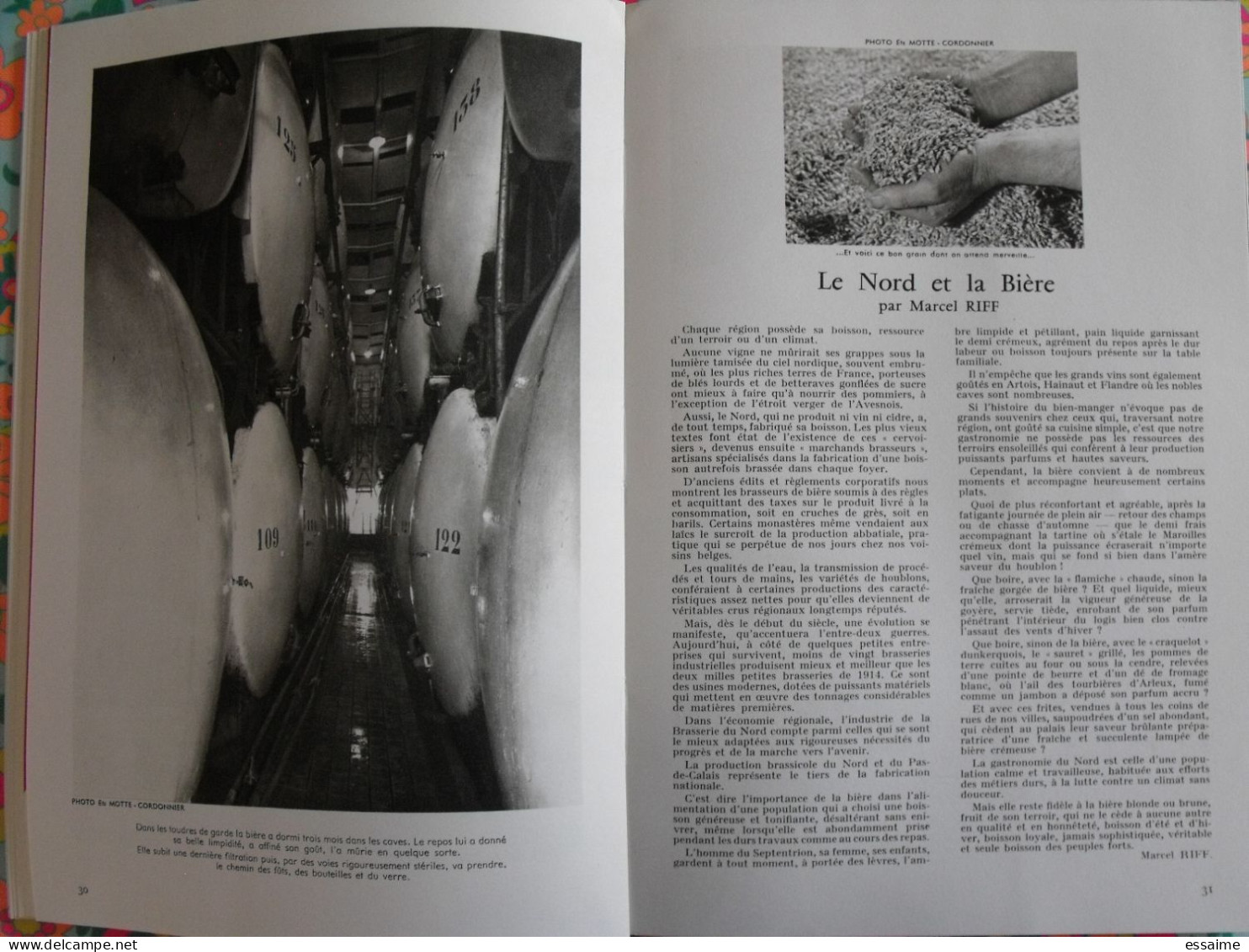 La France à table n° 111. 1964. Nord. Lille roubaix dunkerque cassel douai valenciennes malo bray denain. gastronomie