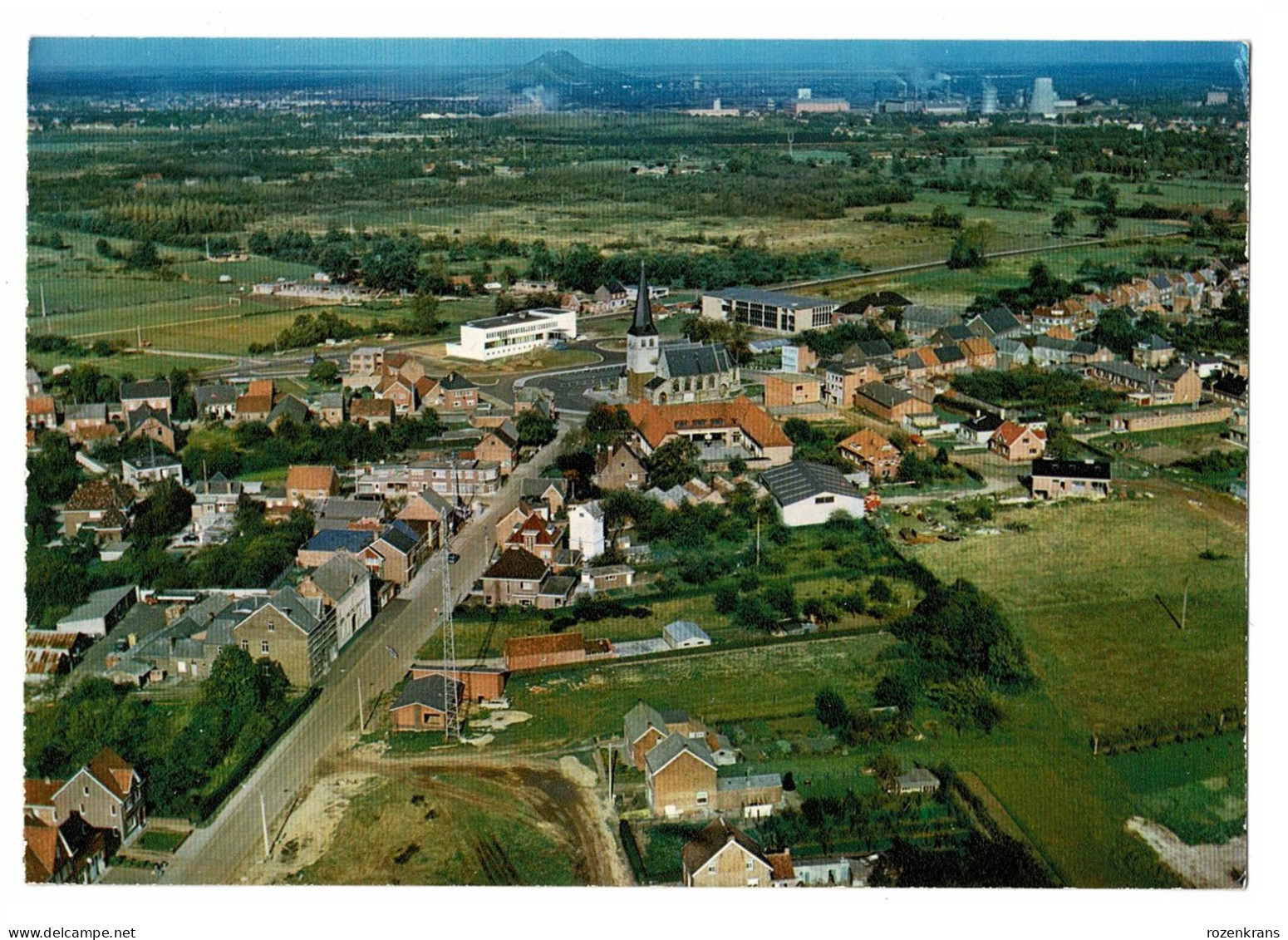 Heusden Zolder Luchtopname Panorama Limburg Zict Op Steenkoolmijn Terril Charbonnage Groot Formaat Grand Format - Heusden-Zolder