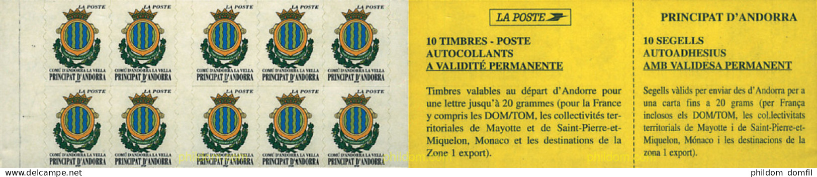 2598 MNH ANDORRA. Admón Francesa 2000 COMU DE ANDORRA LA VELLA - Other & Unclassified