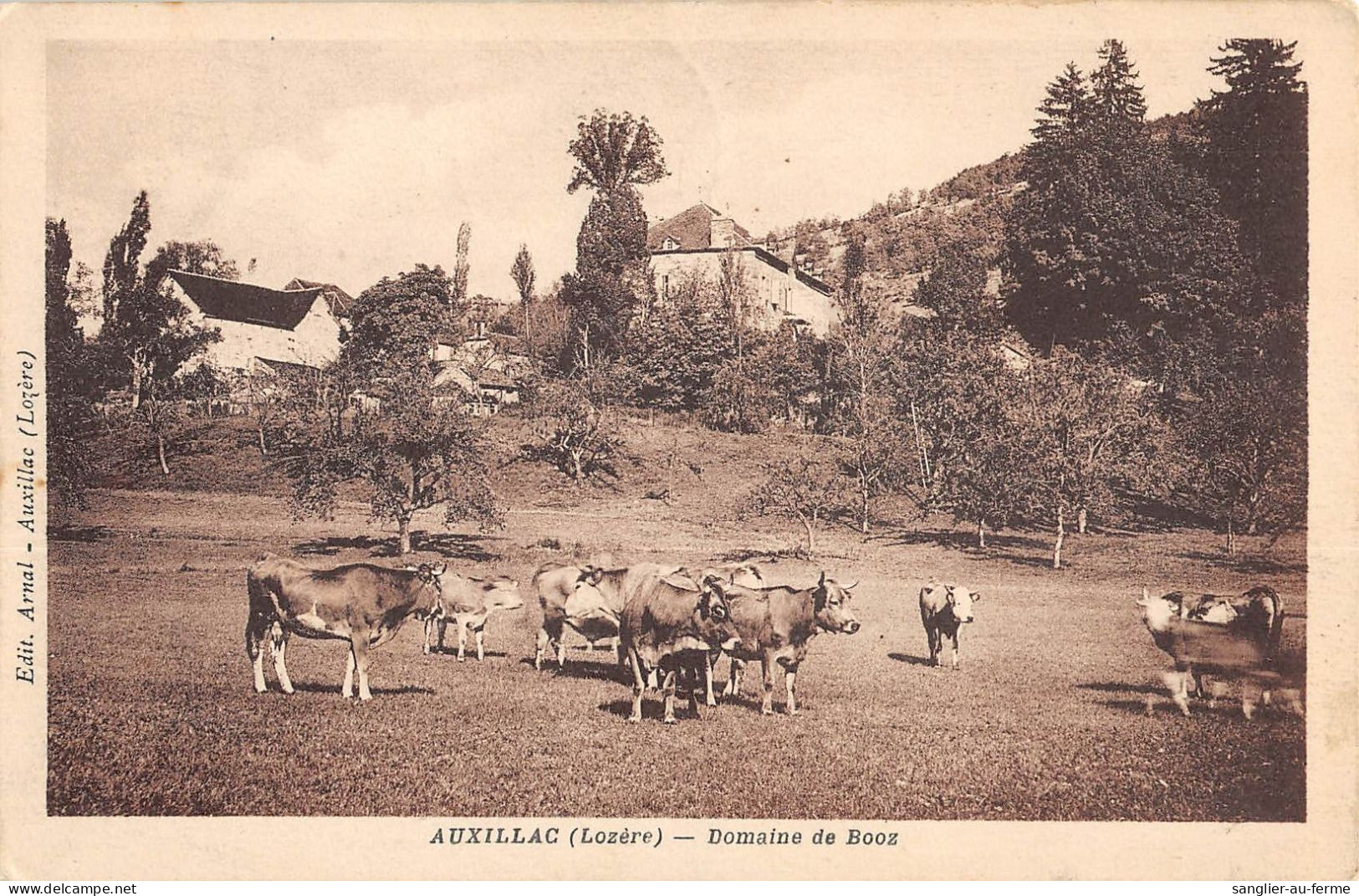 CPA 48 AUXILLAC DOMAINE DE BOOZ - Sonstige & Ohne Zuordnung