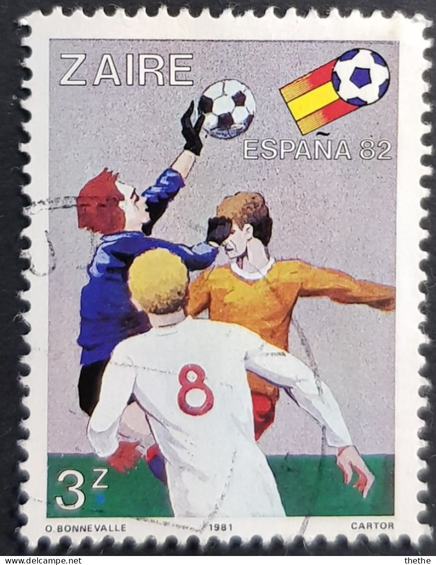 ZAIRE -  Championnat Du Monde De Football "España 82". - Usados