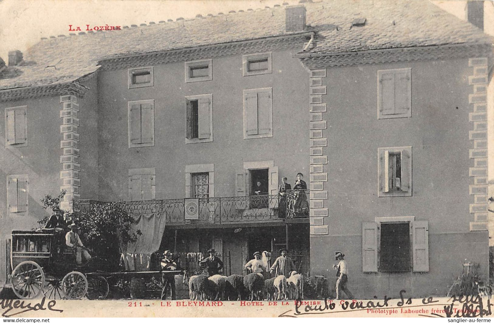 CPA 48 LE BLEYMARD HOTEL DE LA REMISE - Sonstige & Ohne Zuordnung