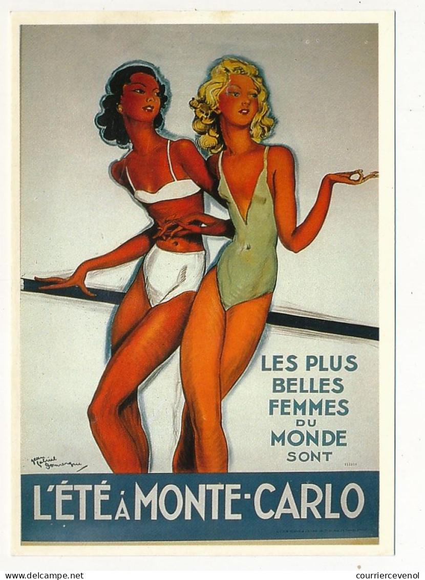 CPM - L'Eté à Monte-Carlo - Les Plus Belles Femmes Du Monde - Affiche De Domergue - Ed. Nugeron - Monte-Carlo