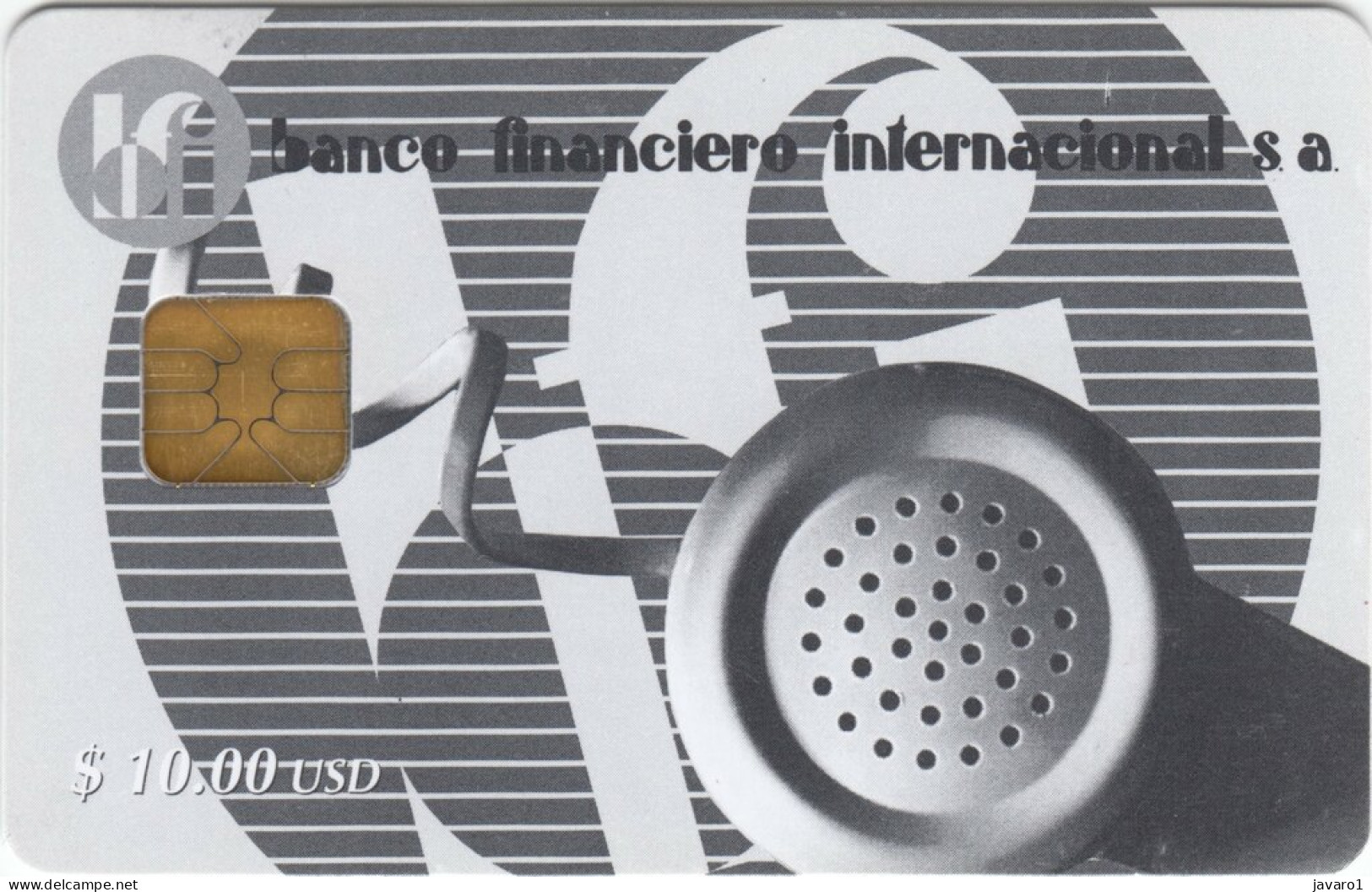 COLNECT : CU-017 10 Banco Financiero International (First Edition) ( Batch: 1308641) USED - Cuba