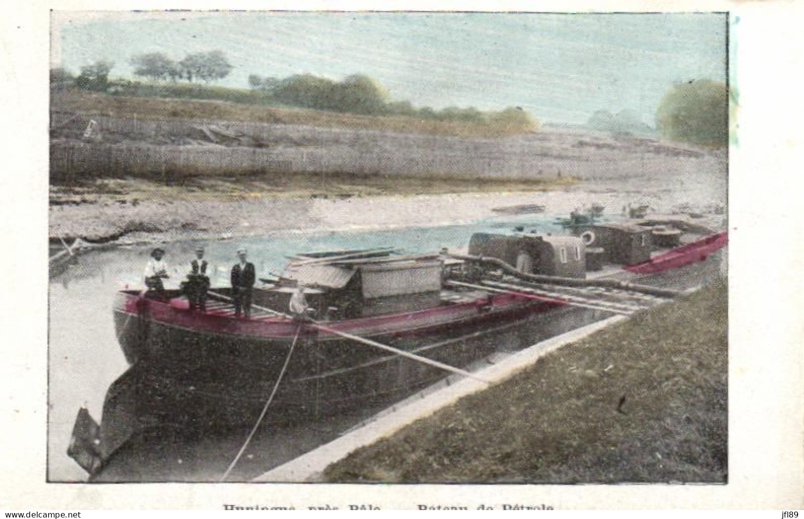 France > [68] Haut-Rhin > Huningue - Près De Bâle - Péniche Transport Du Pétrole - 9422 - Huningue