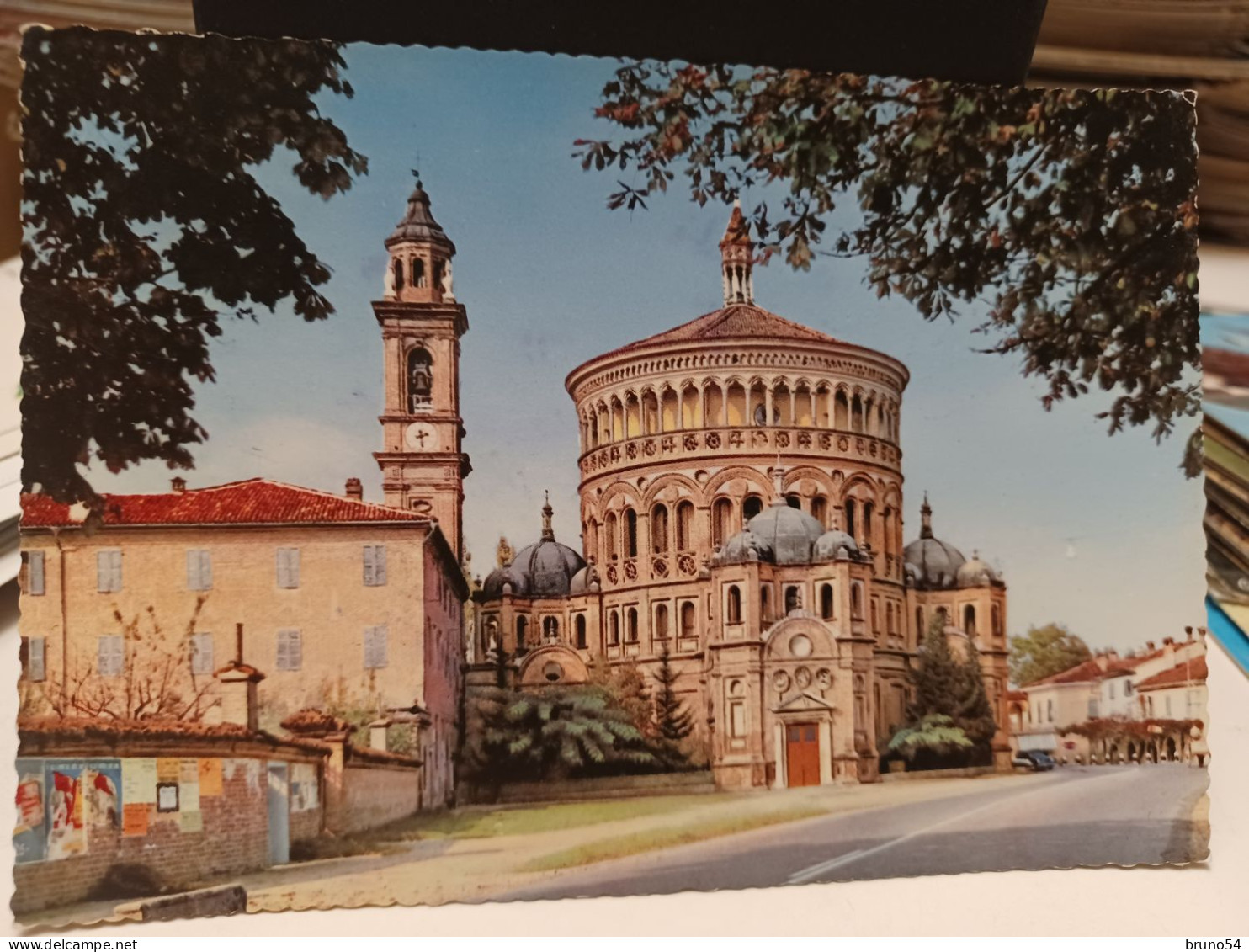 Cartolina Crema Provincia Cremona Porta Serio ,Santuario Di S.Maria Della Croce 1961 - Cremona
