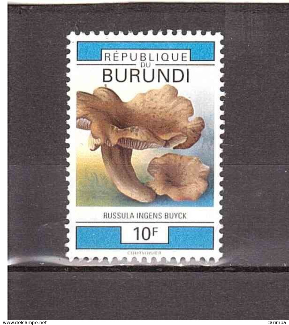 BURUNDI 2007 RUSSULA INGENS BUYCK - Unused Stamps