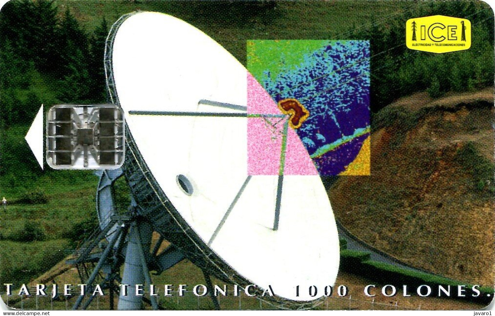 COLNECT : CR-C-02 1000 Estación Terrena Tarbaca (I Emisión) ( Batch: C61256621) USED - Costa Rica