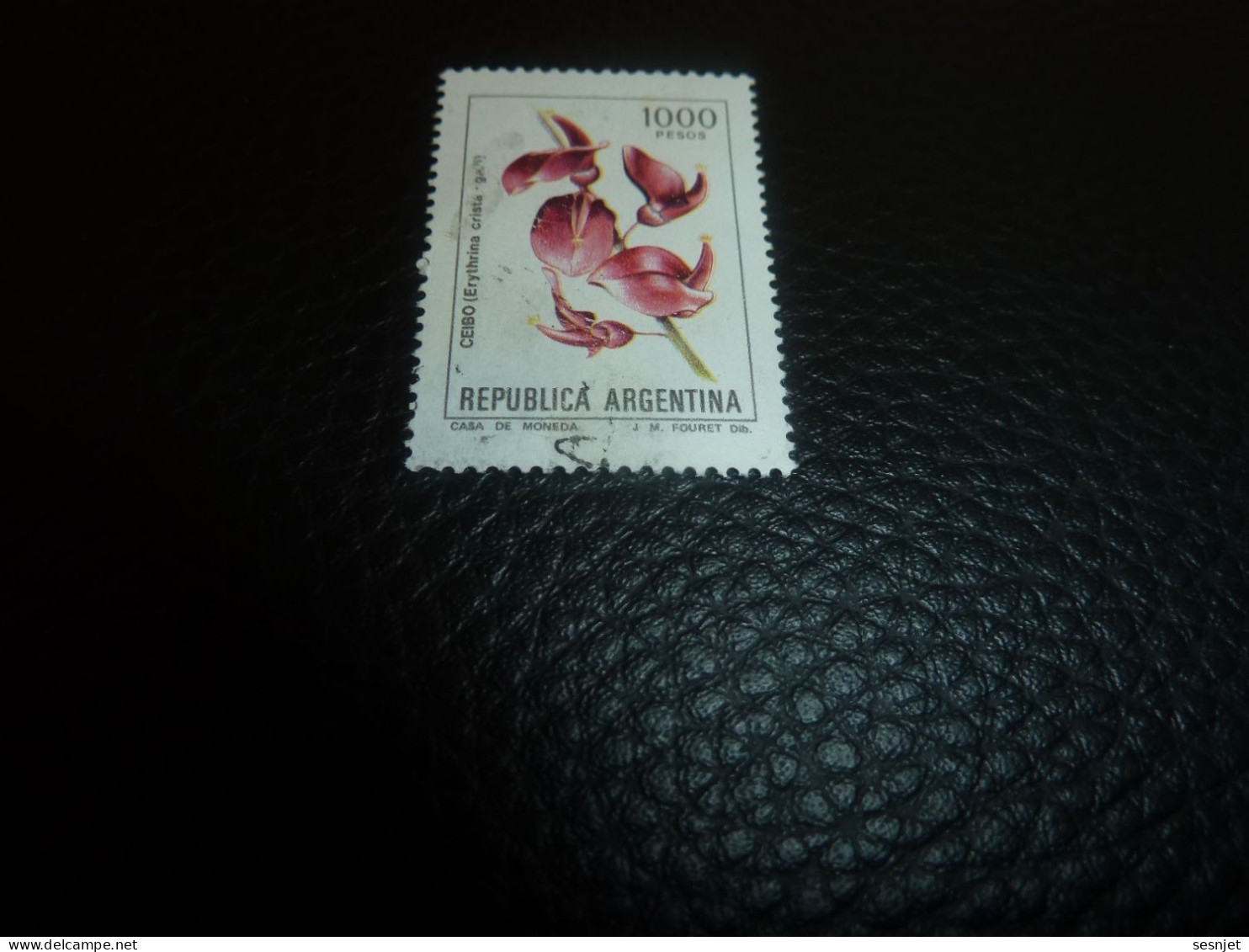 Républica Argentina - Ceibo - Erythrina Cristagalli - 1000 Pesos - Yt 1314 - Multicolore - Oblitéré - Année 1982 - - Used Stamps