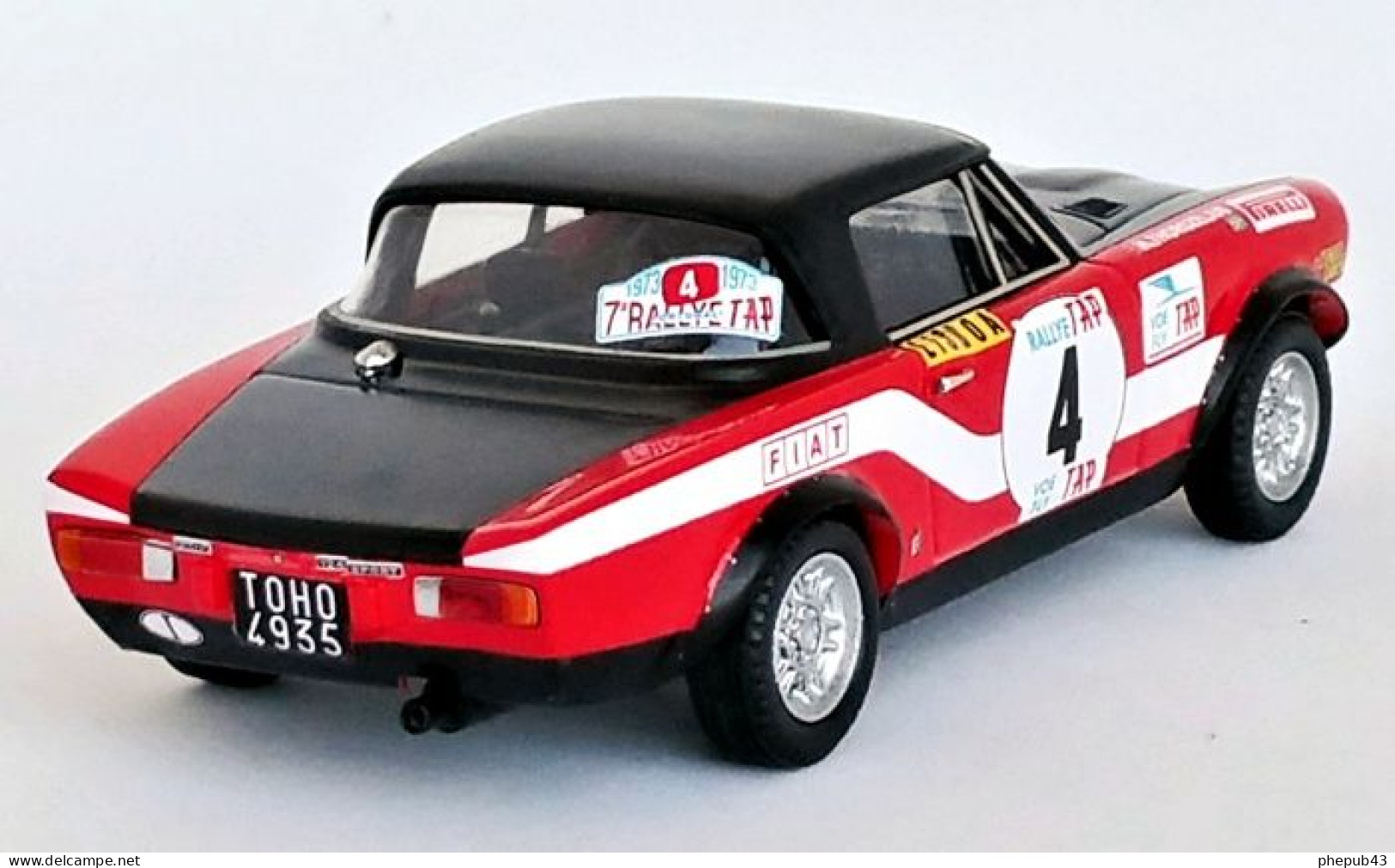 Fiat 124 Abarth Rallye - B. Waldegaard/H. Thorszelius - Rally Portugal 1973 #4 - Troféu - Trofeu