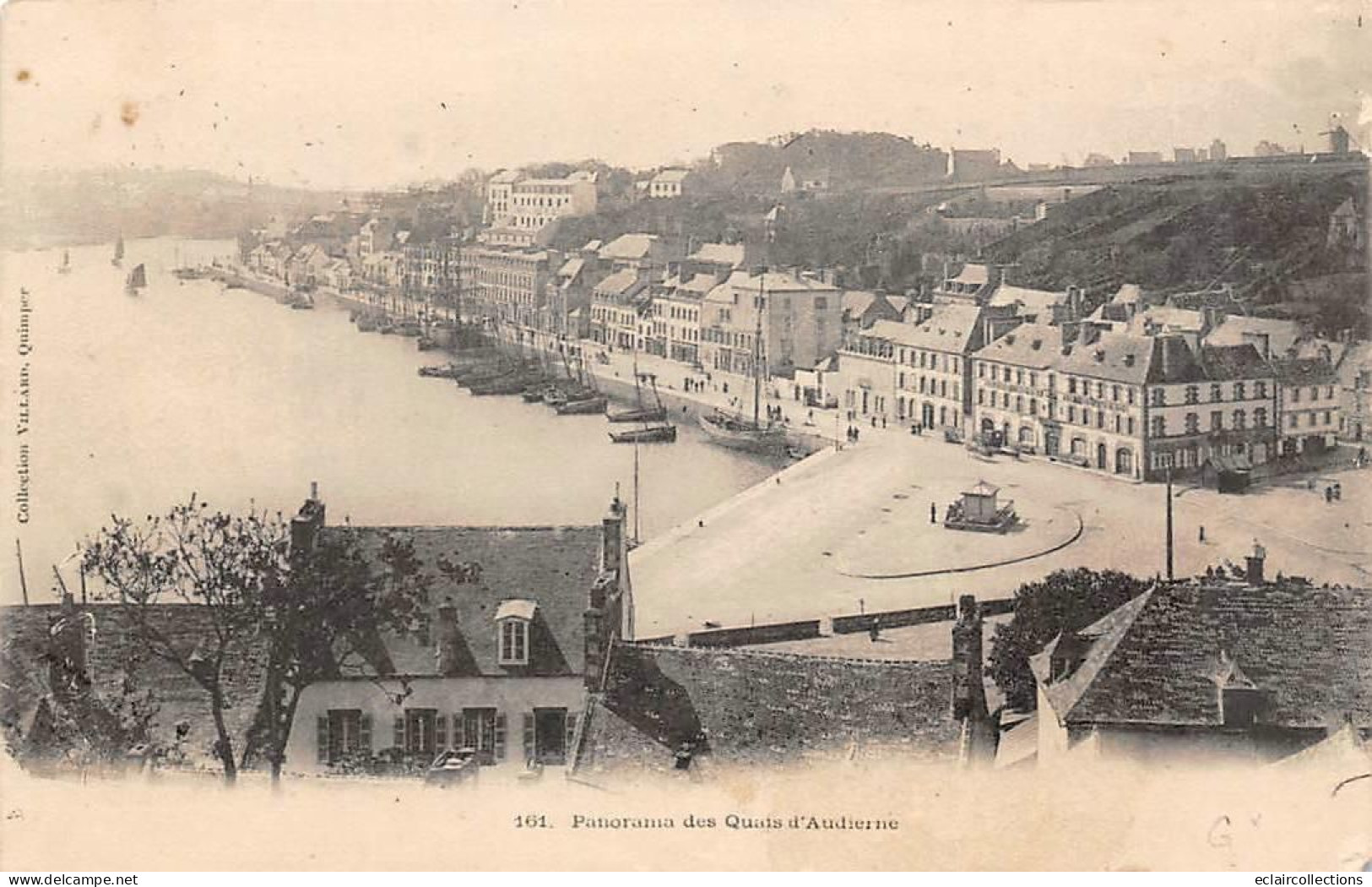 Audierne             29         Panorama Des Quais     (voir Scan) - Audierne