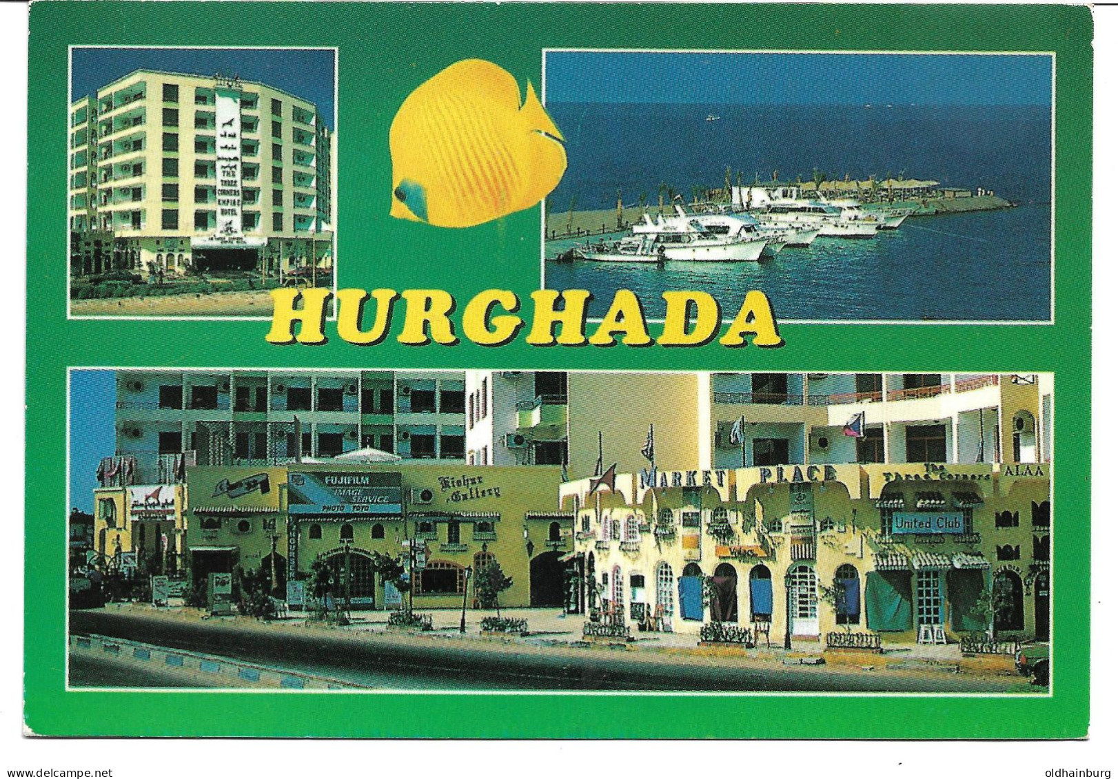 2305f: Urlaubs- AK Hurghada Ca. 1995, Gelaufen Nach Österreich - Hurghada