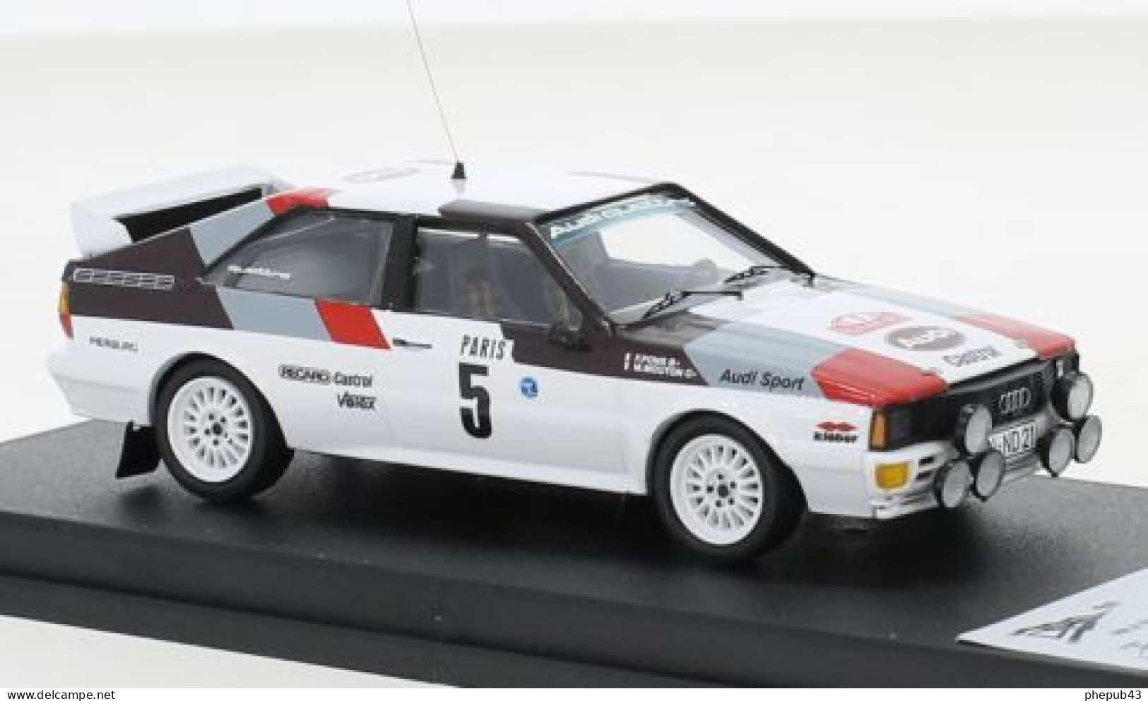 Audi Quattro - Michel Mouton/Fabrizia Pons - Rallye Monte-Carlo 1982 #5 - Troféu - Trofeu