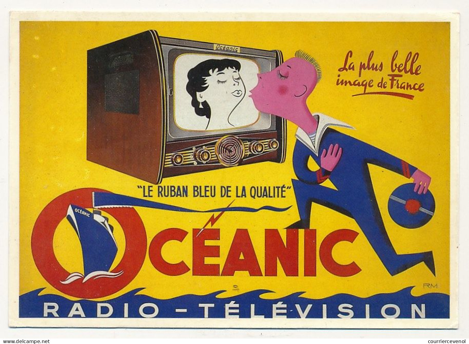 CPM - Océanic Radio-télévision "La Plus Belle Image De France" - Affiche De Michel Robert 1959 - Editions F. Nugeron - Werbepostkarten