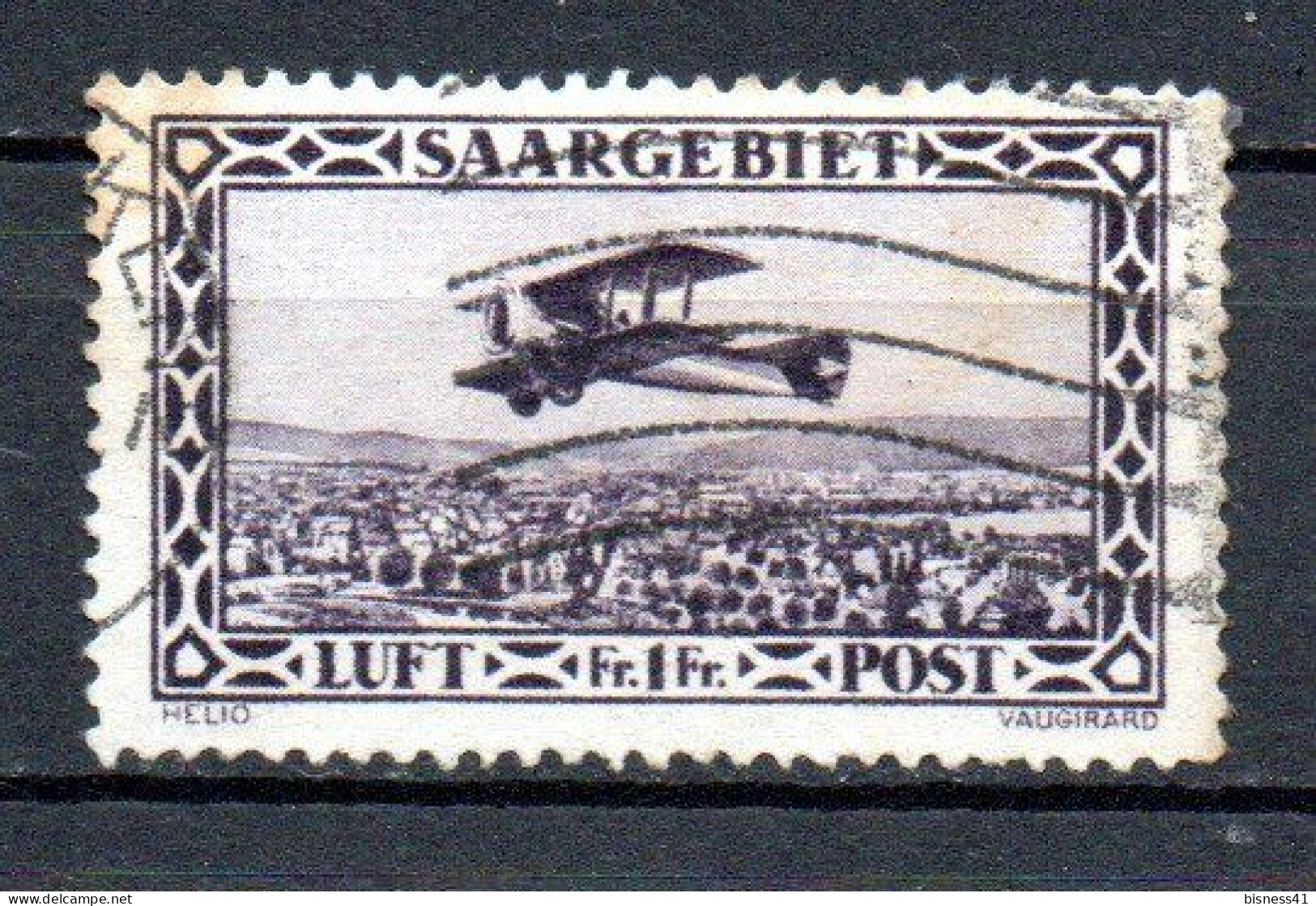 Col33 Colonie Sarre PA N° 2 Oblitéré Cote : 6,00€ - Airmail