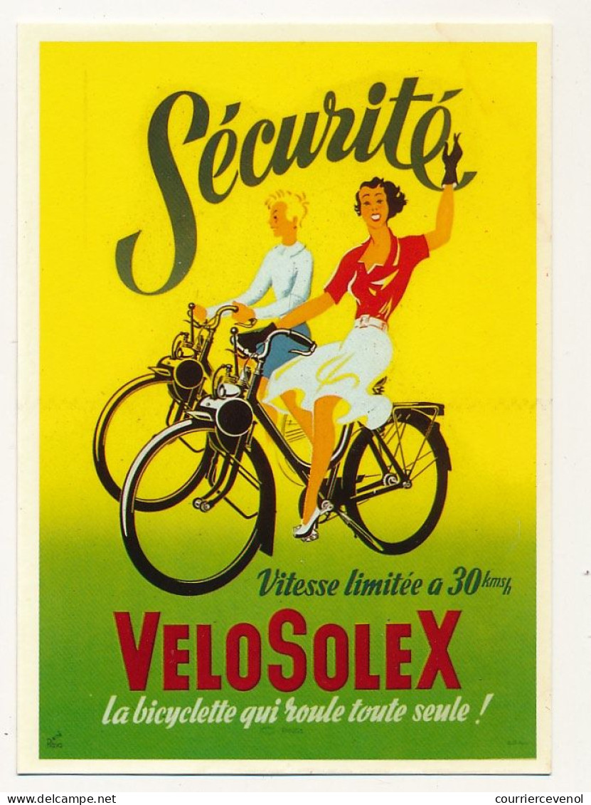CPM - Vélosolex, La Bicyclette Qui Roule Toute Seule ! - Reproduction D'Affiche De René Ravo 1960 - Editions F. Nugeron - Werbepostkarten
