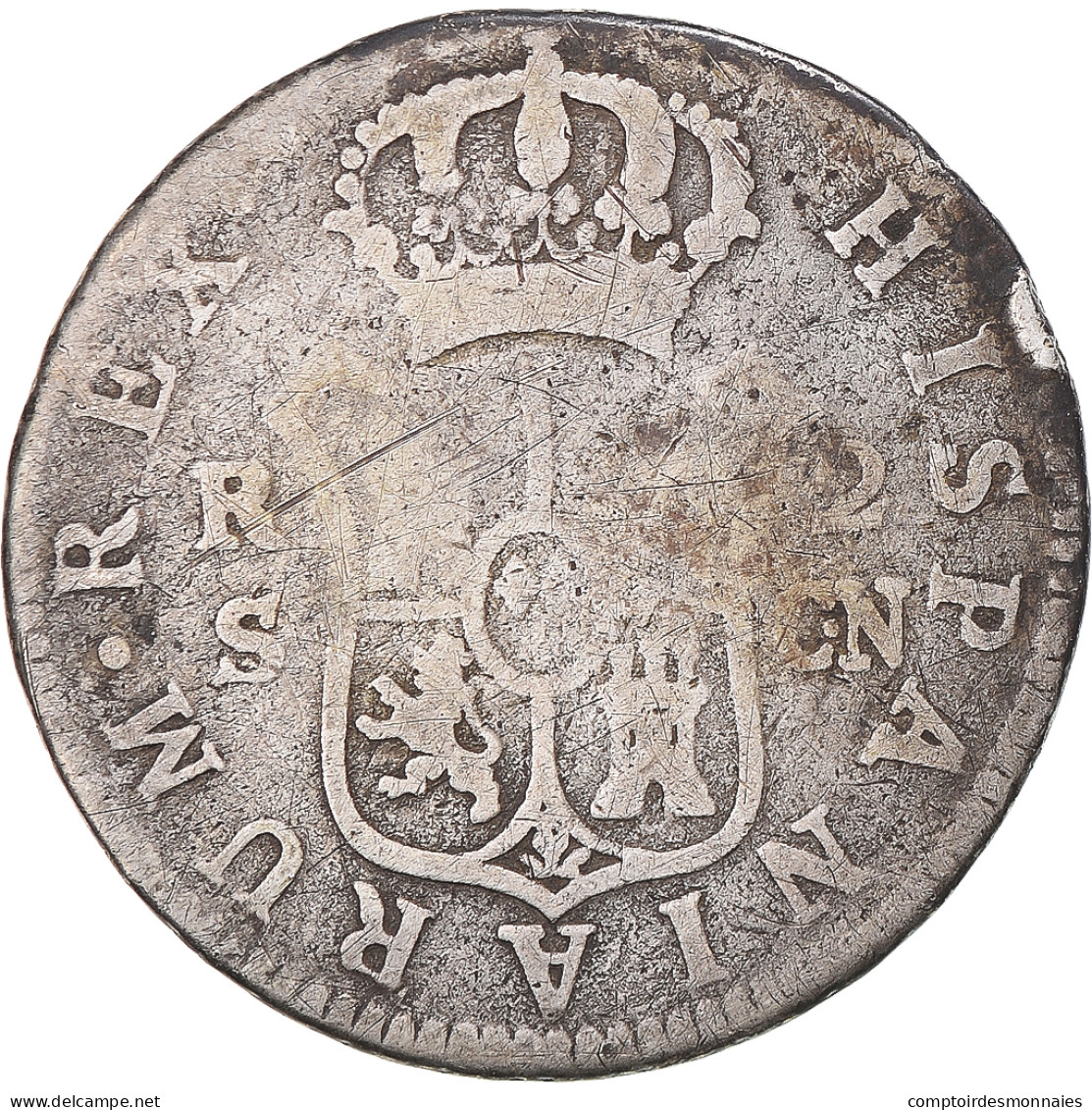 Monnaie, Espagne, Charles IV, 2 Reales, 1801, Sevilla, TB, Argent - Provincial Currencies