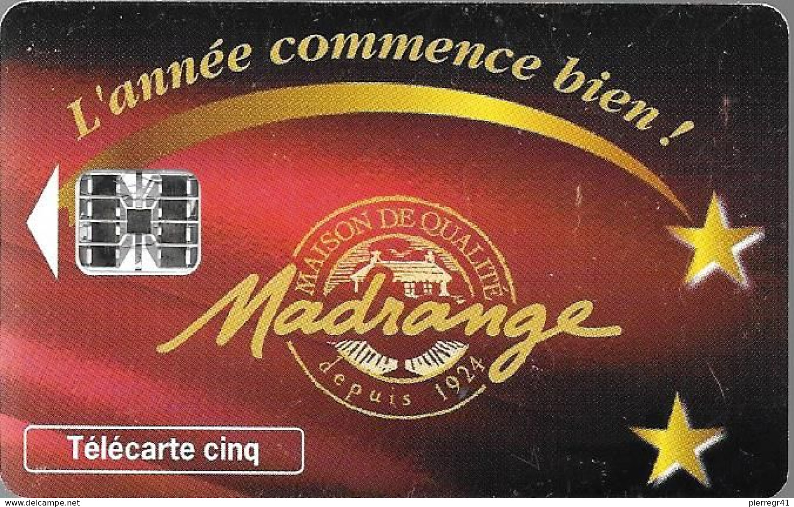 CARTE-PRIVEE-5U-Gn409-12/97-SC7-MADRANGE-Série DN° Etroit Rge C7C019149-Utilisé-BE - 5 Unités