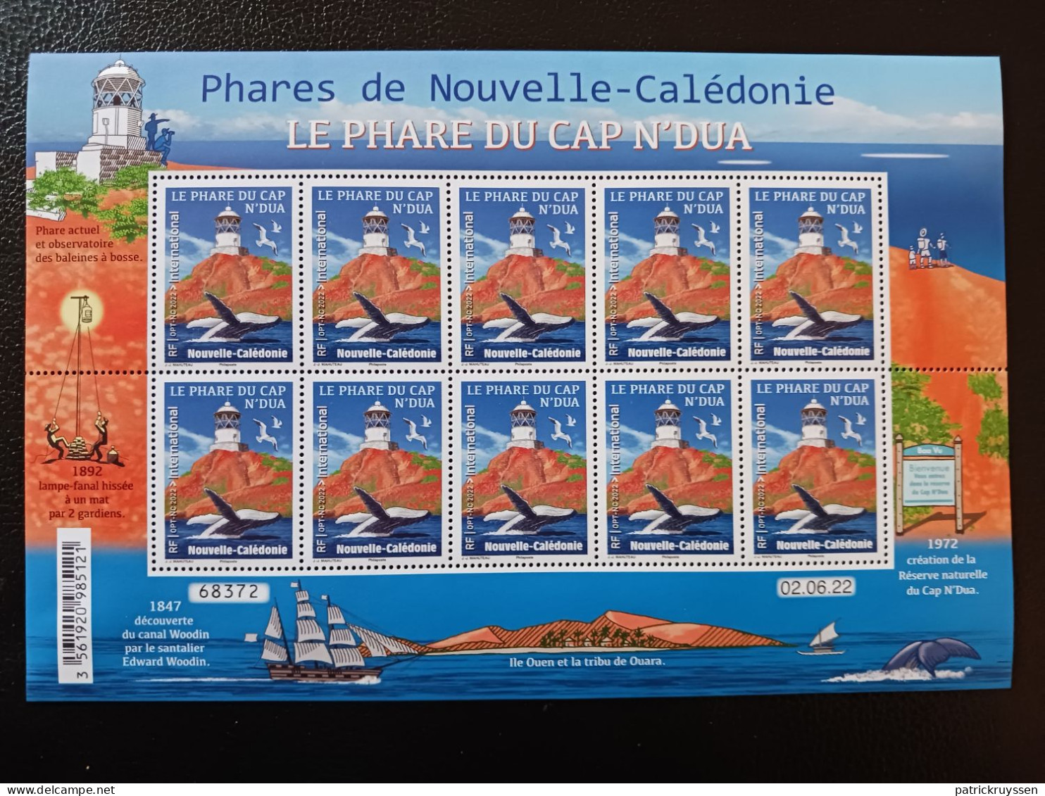 Caledonia 2022 Caledonie Lighthouse CAP N'DUA Phare Leuchtturm Faro 10v Mnh FULL - Nuevos