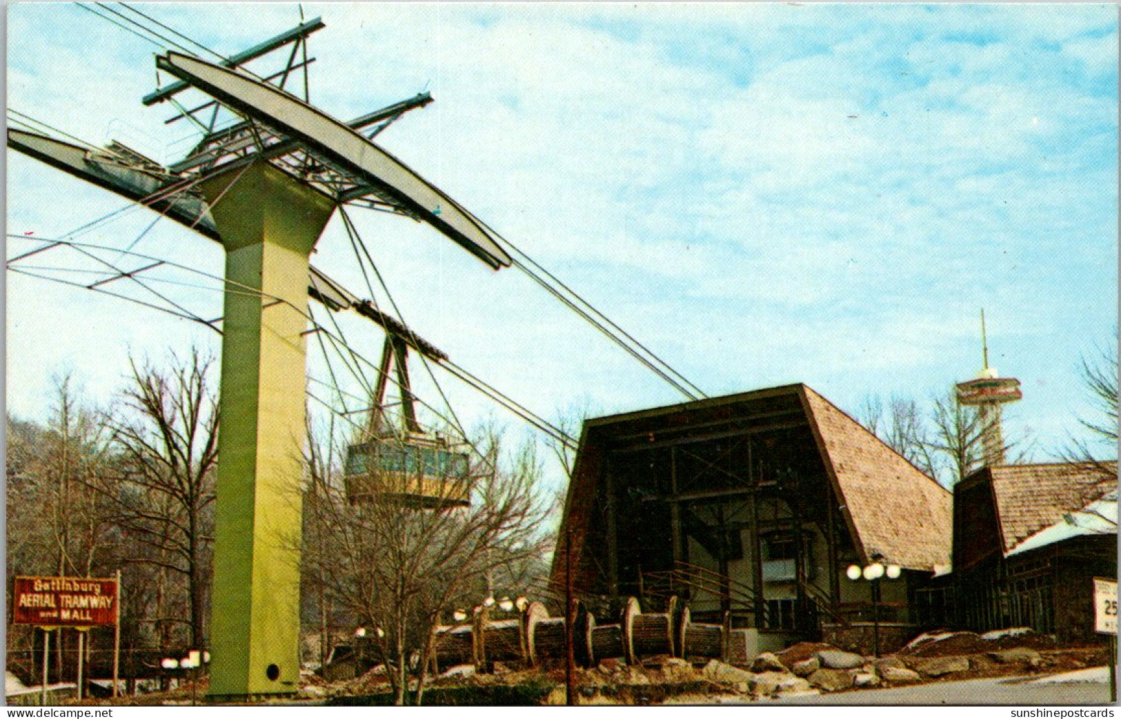 Tennessee Gatlinburg Tramway And Parkway Station Building On The Parkway - Smokey Mountains